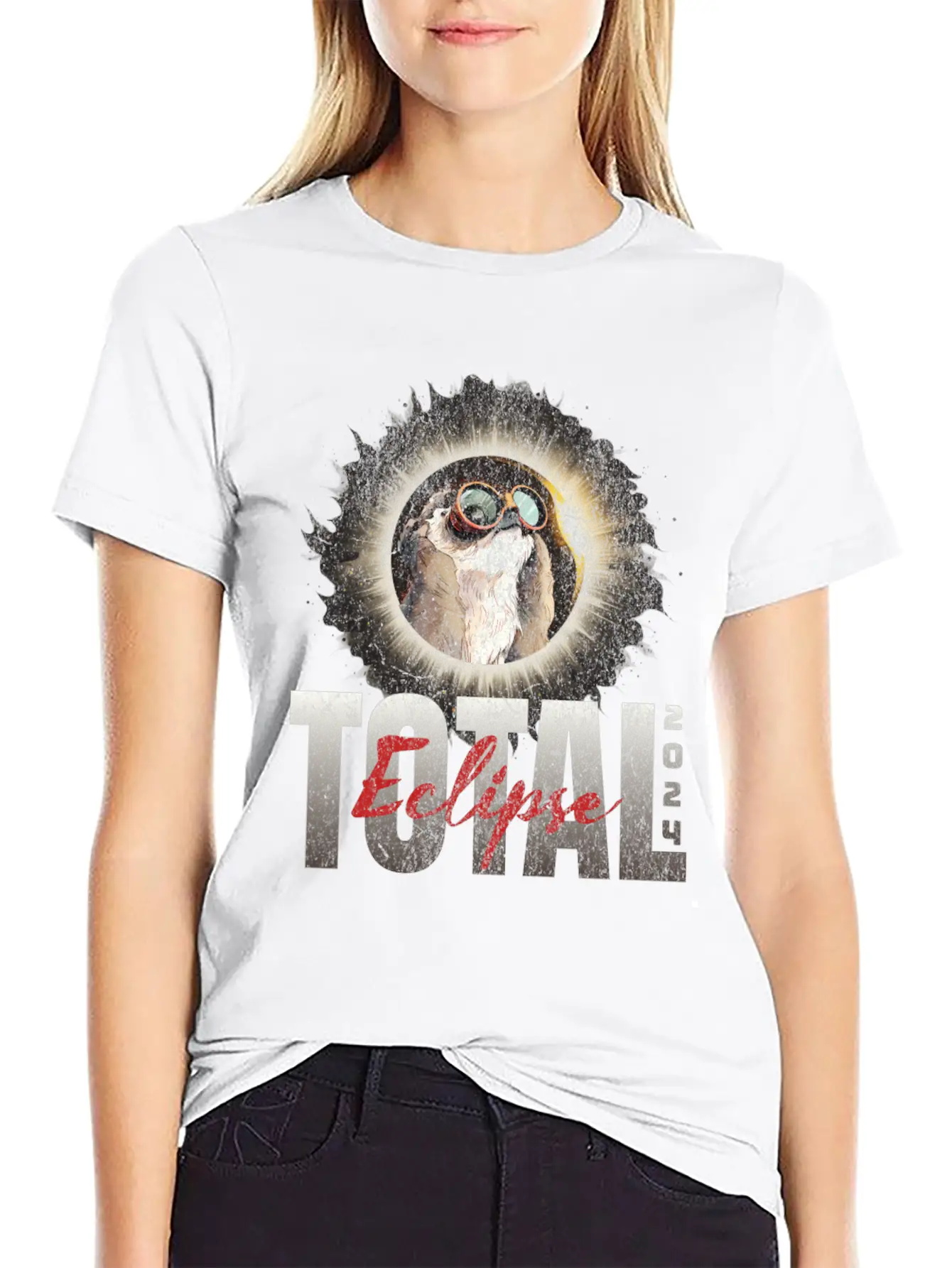 Total Eclipse 2024 Unisex Short Sleeve Soft Cotton T-Shirt – Casual Everyday Wear