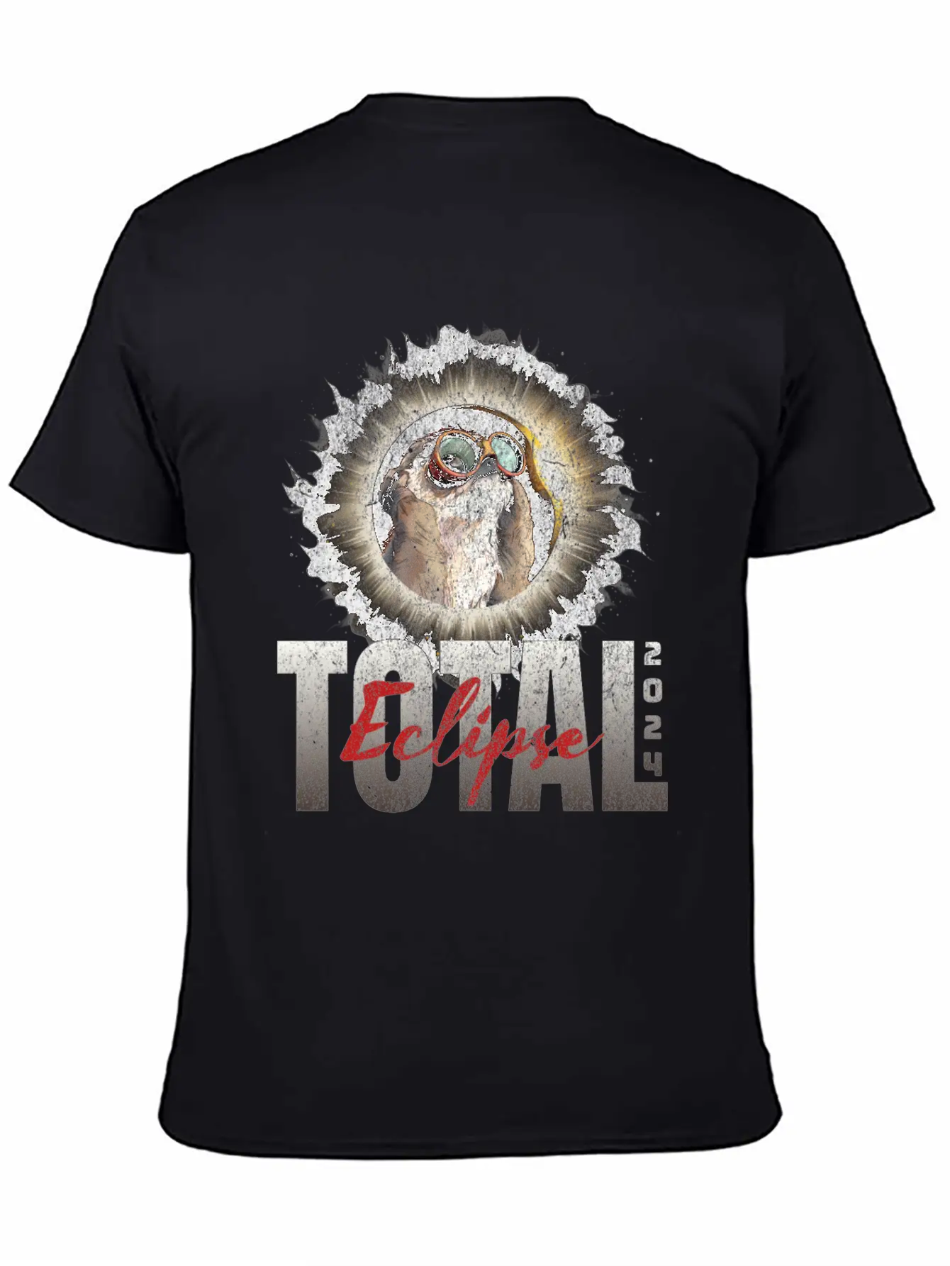 Total Eclipse 2024 Unisex Short Sleeve Soft Cotton T-Shirt – Casual Everyday Wear