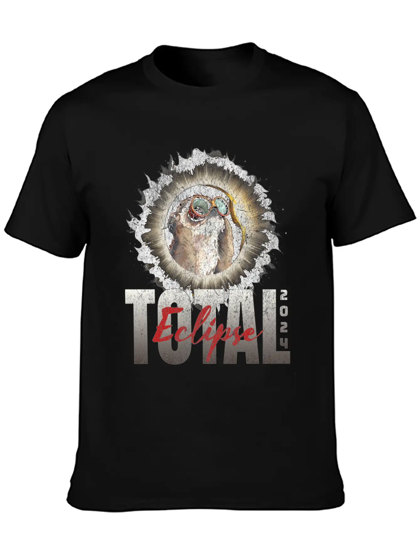 Total Eclipse 2024 Unisex Short Sleeve Soft Cotton T-Shirt – Casual Everyday Wear
