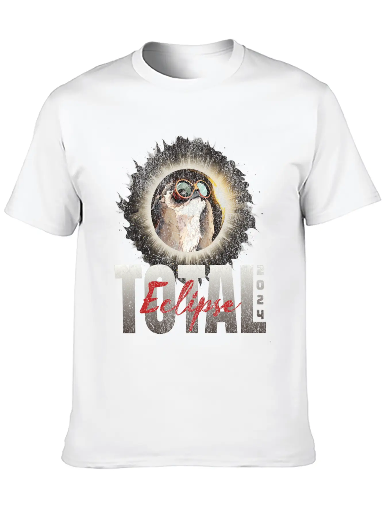 Total Eclipse 2024 Unisex Short Sleeve Soft Cotton T-Shirt – Casual Everyday Wear