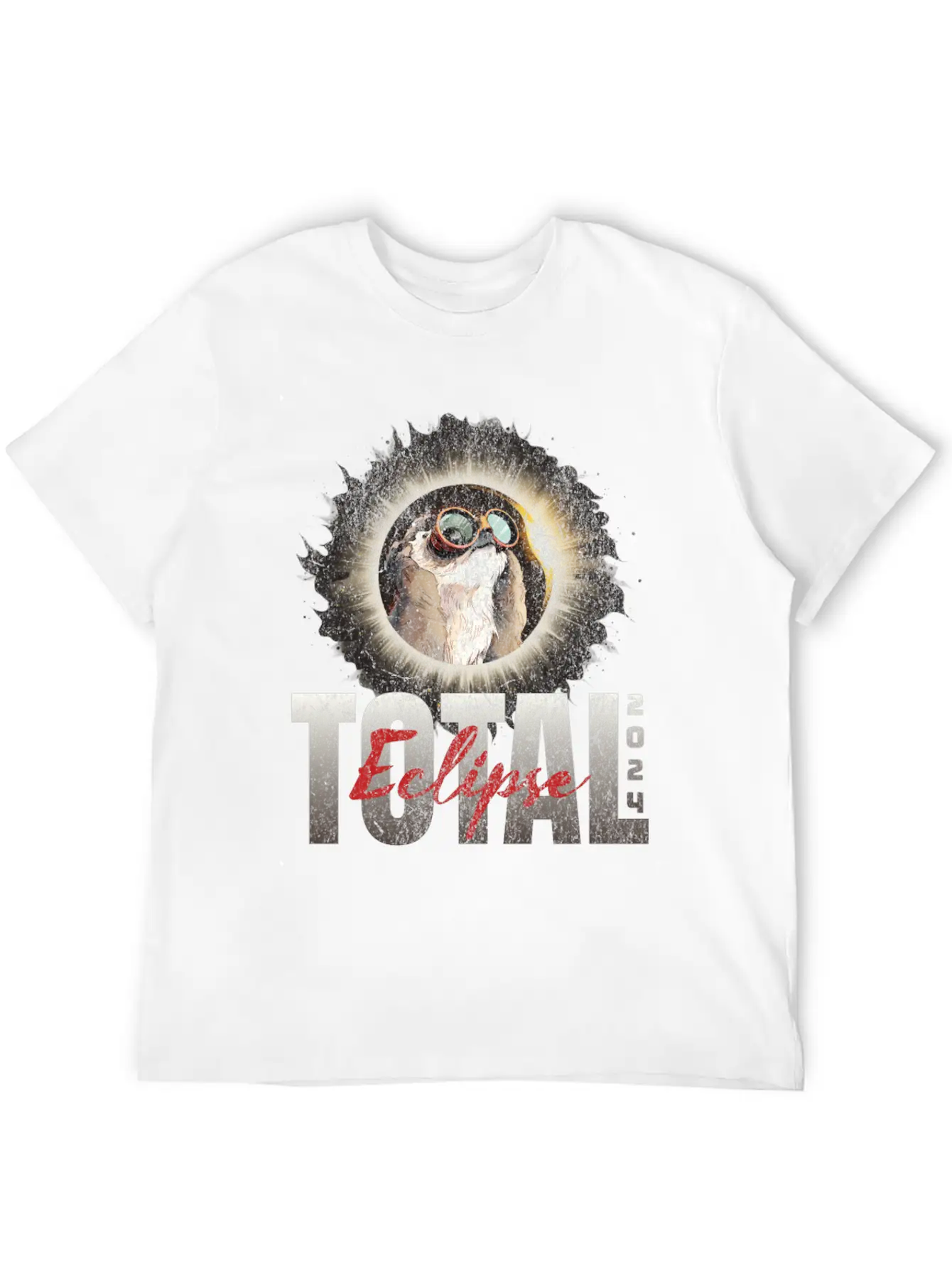 Total Eclipse 2024 Unisex Short Sleeve Soft Cotton T-Shirt – Casual Everyday Wear