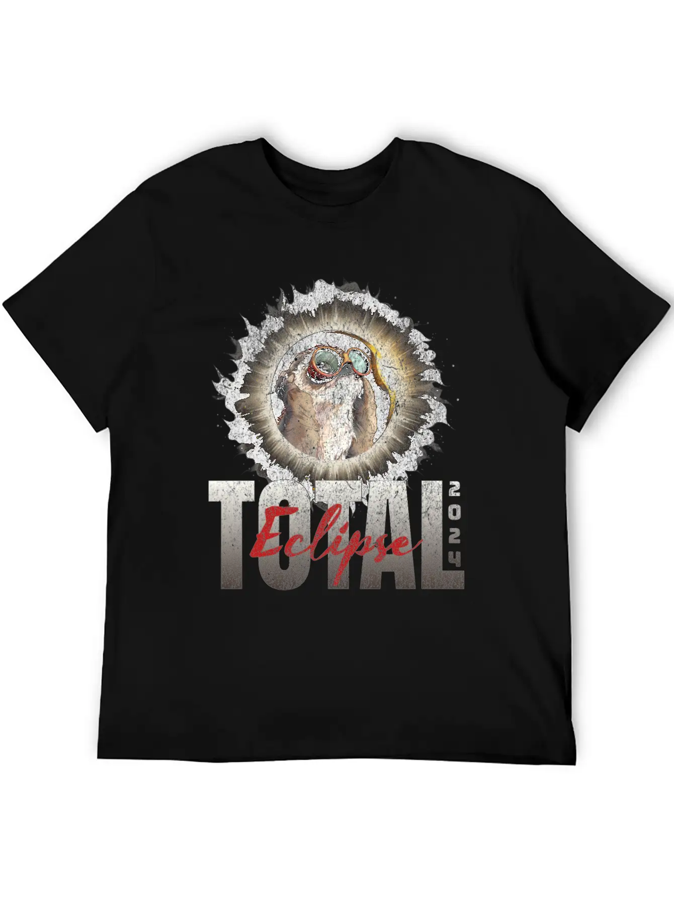 Total Eclipse 2024 Unisex Short Sleeve Soft Cotton T-Shirt – Casual Everyday Wear