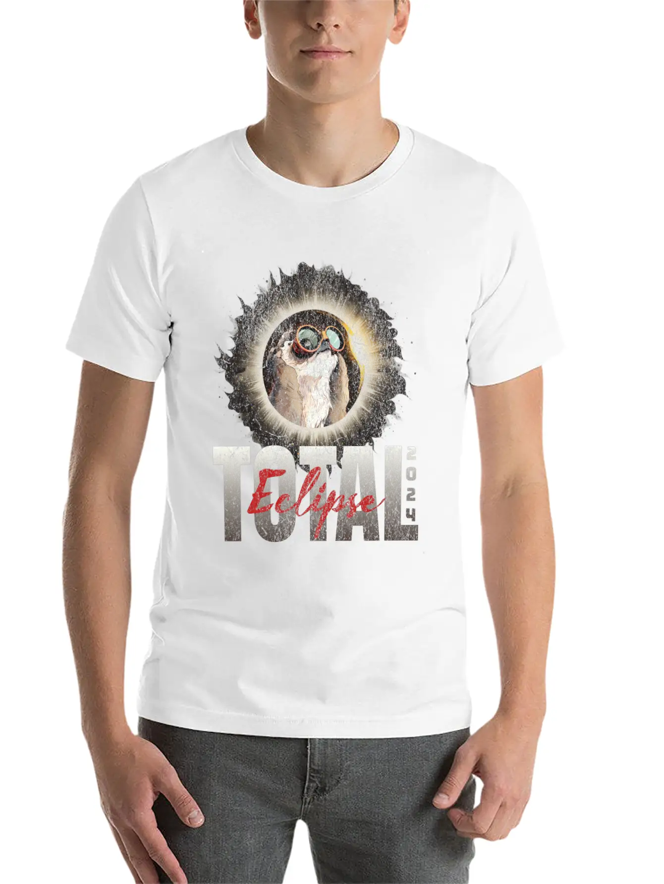 Total Eclipse 2024 Unisex Short Sleeve Soft Cotton T-Shirt – Casual Everyday Wear