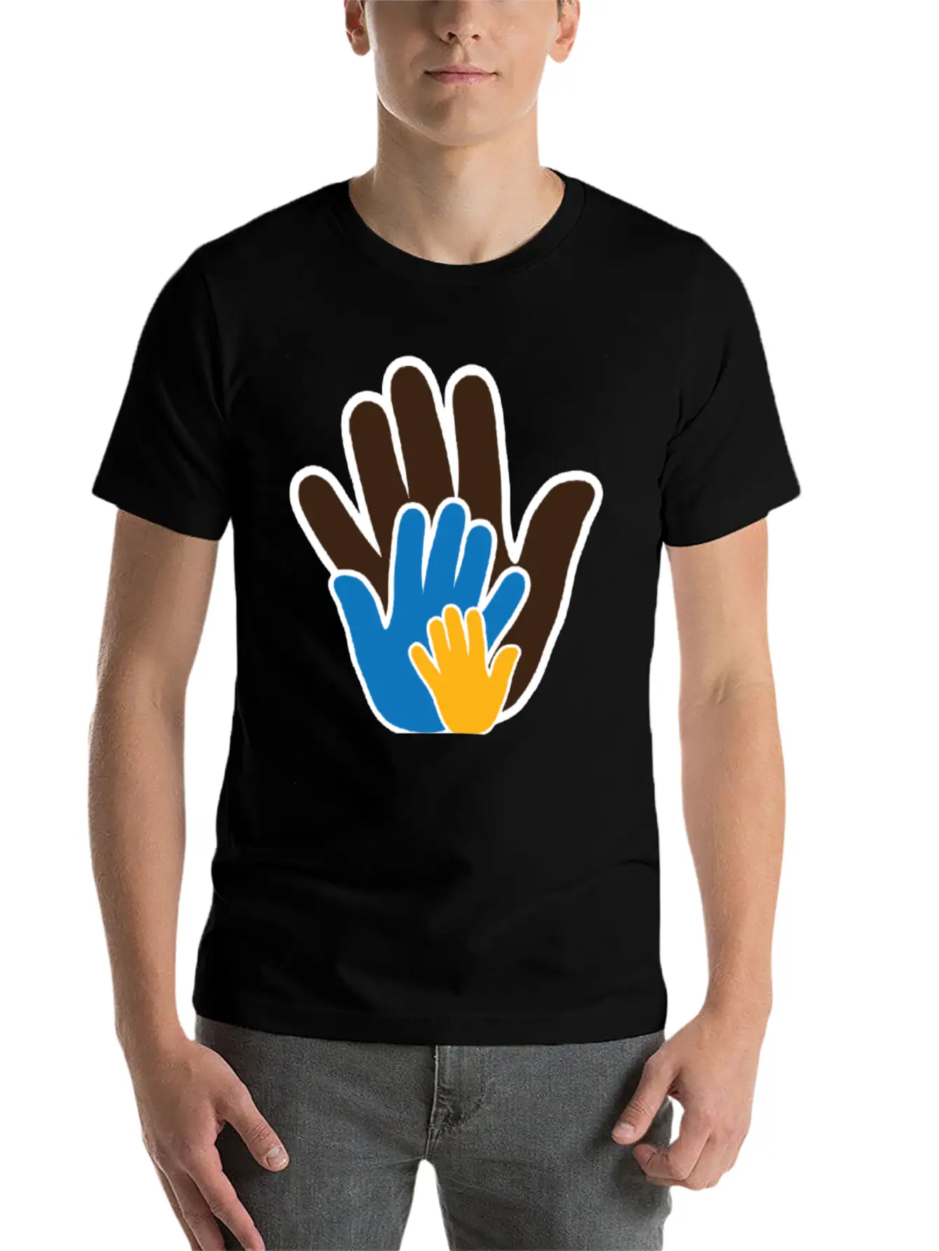"Touching Lives With Compassionate Creativity Stylish Everyday T-Shirt – Unisex Basic Cotton Tee