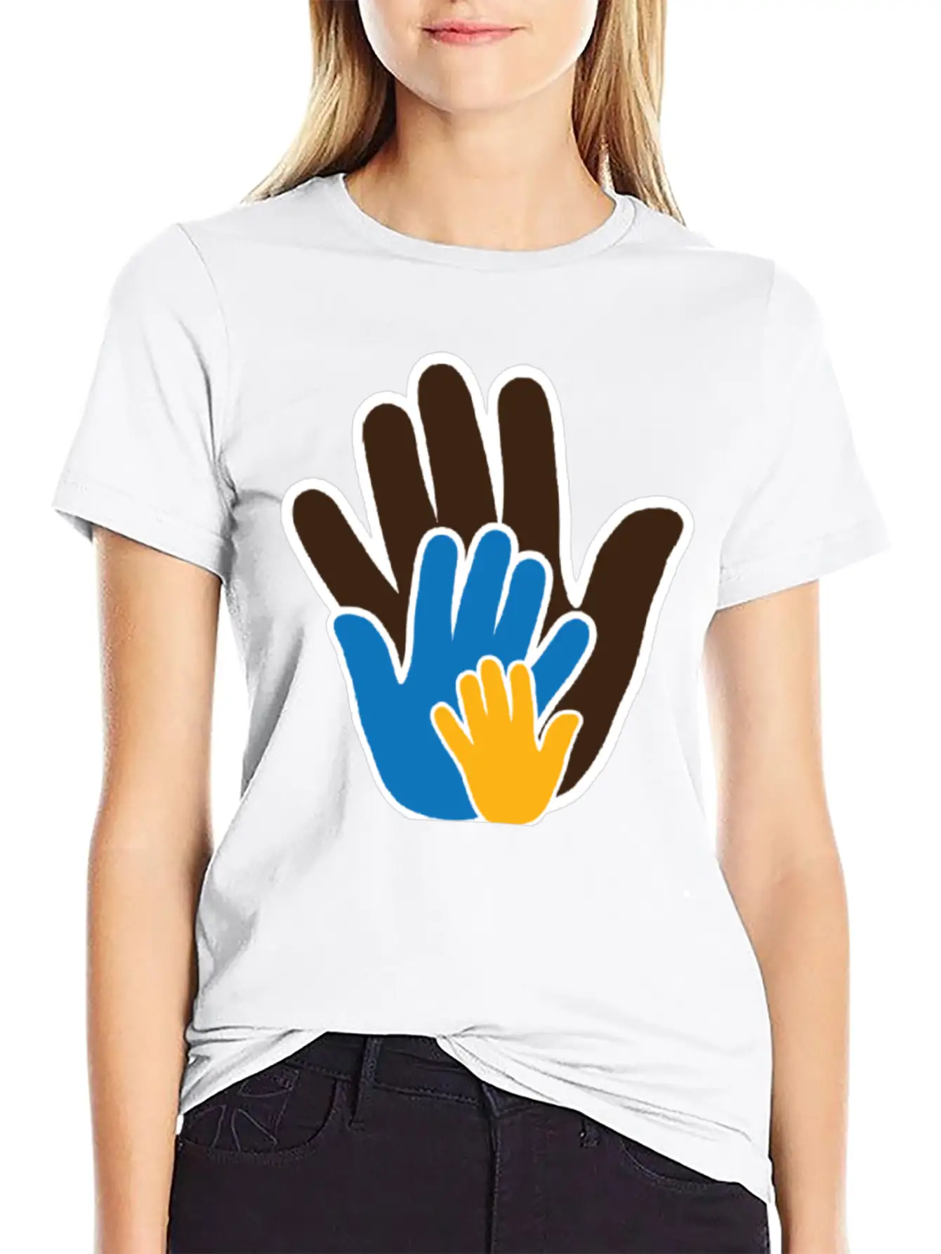 "Touching Lives With Compassionate Creativity Stylish Everyday T-Shirt – Unisex Basic Cotton Tee