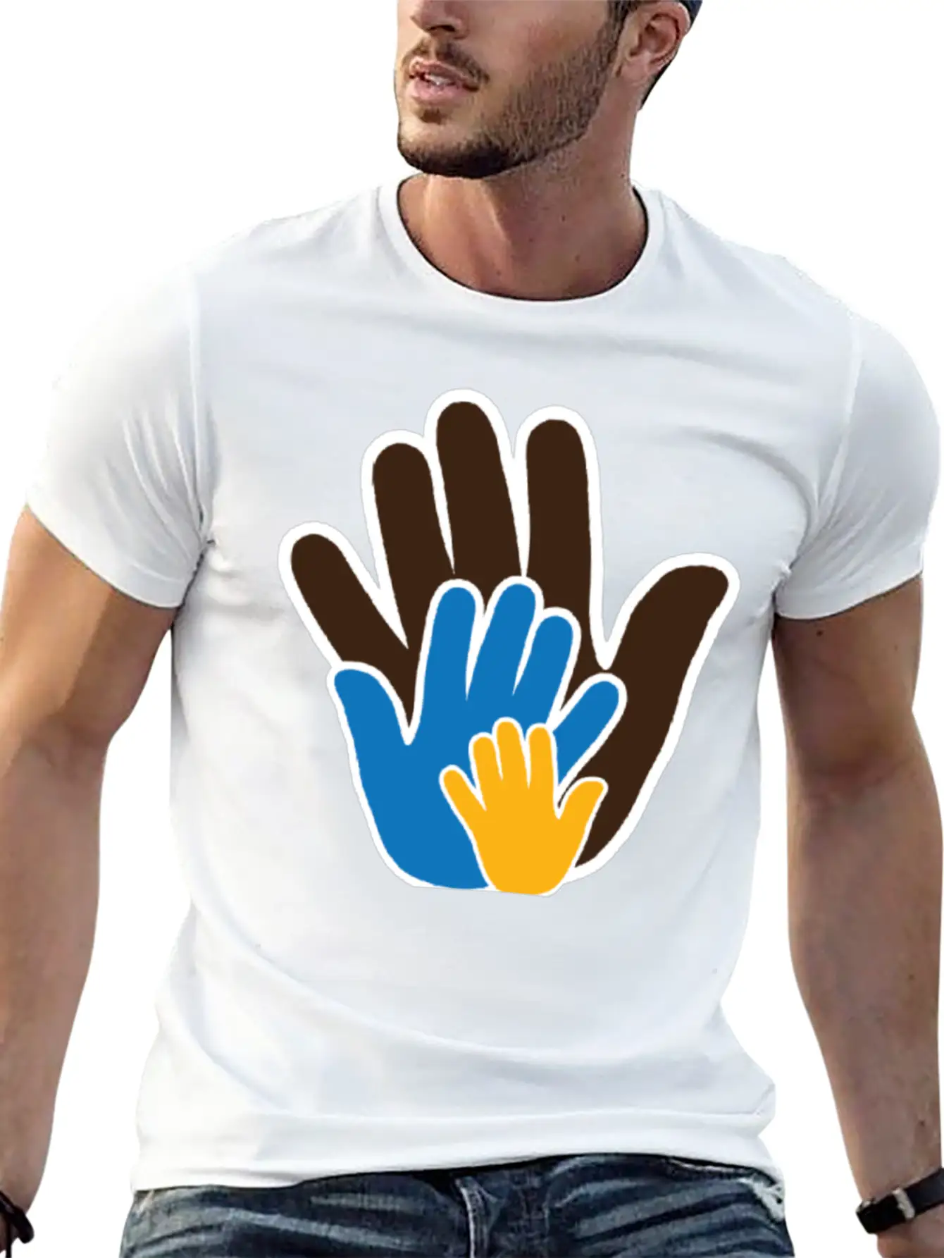 "Touching Lives With Compassionate Creativity Stylish Everyday T-Shirt – Unisex Basic Cotton Tee