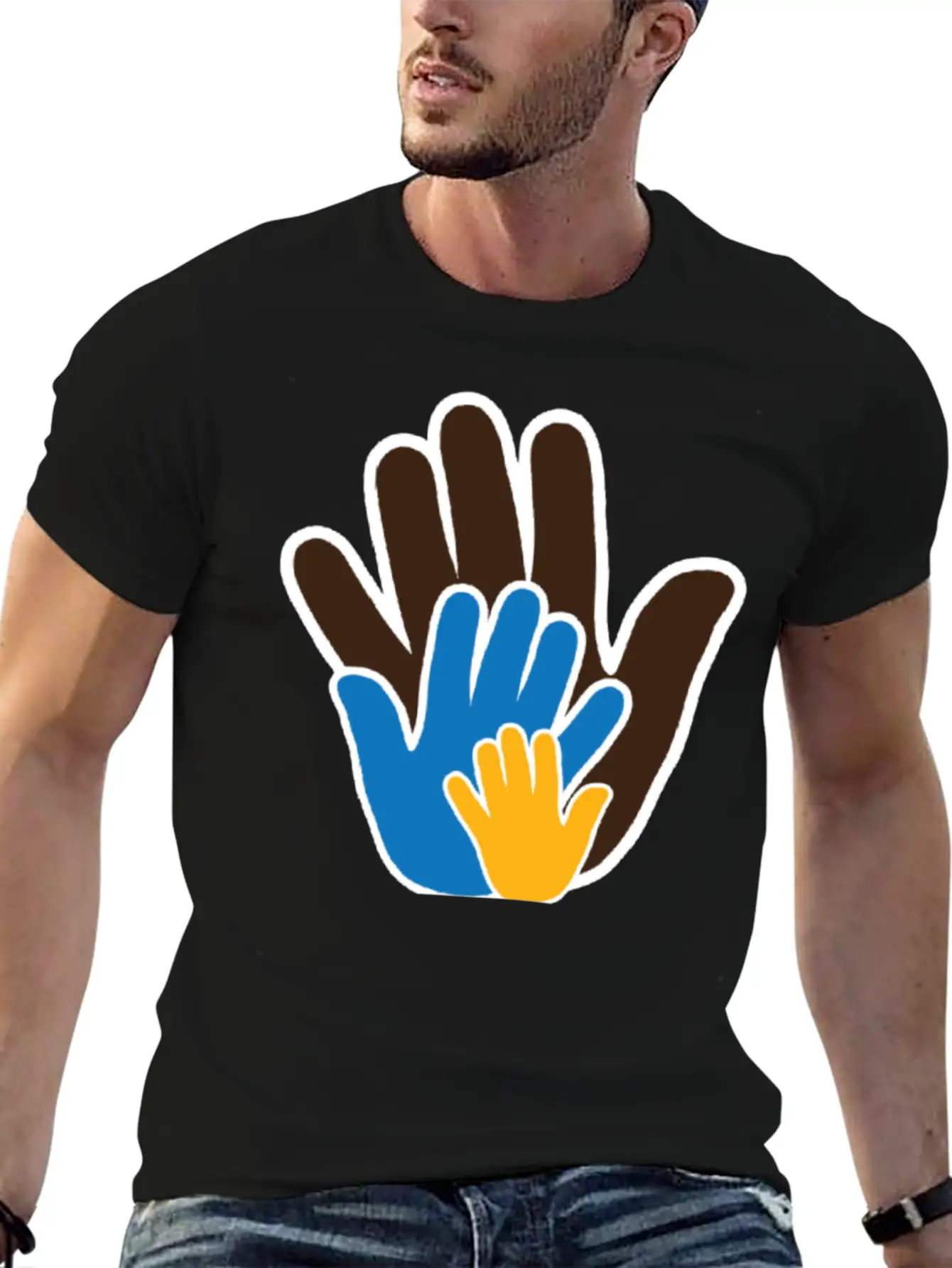 "Touching Lives With Compassionate Creativity Stylish Everyday T-Shirt – Unisex Basic Cotton Tee