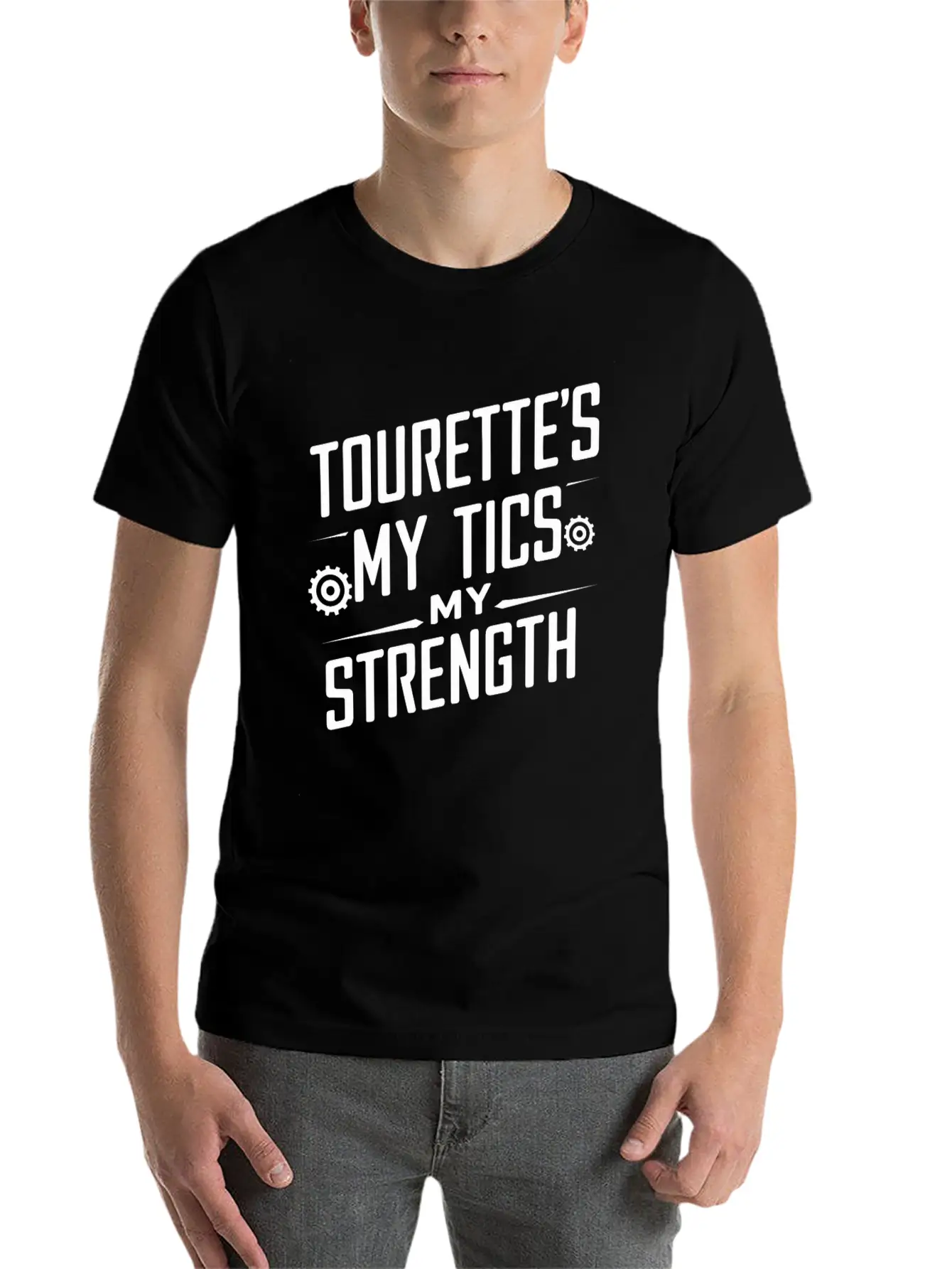 Tourette Syndrome Awareness Neurodiverse Essential Unisex Summer Tee – Soft Cotton Casual Fit