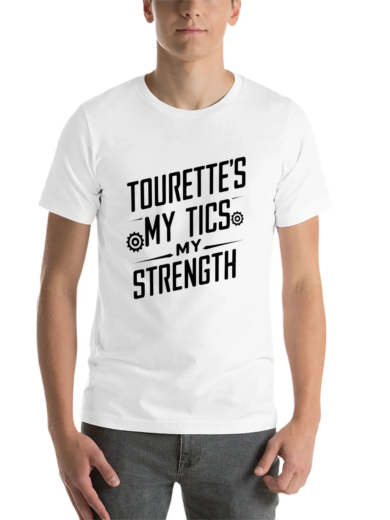 Tourette Syndrome Awareness Neurodiverse Essential Unisex Summer Tee – Soft Cotton Casual Fit