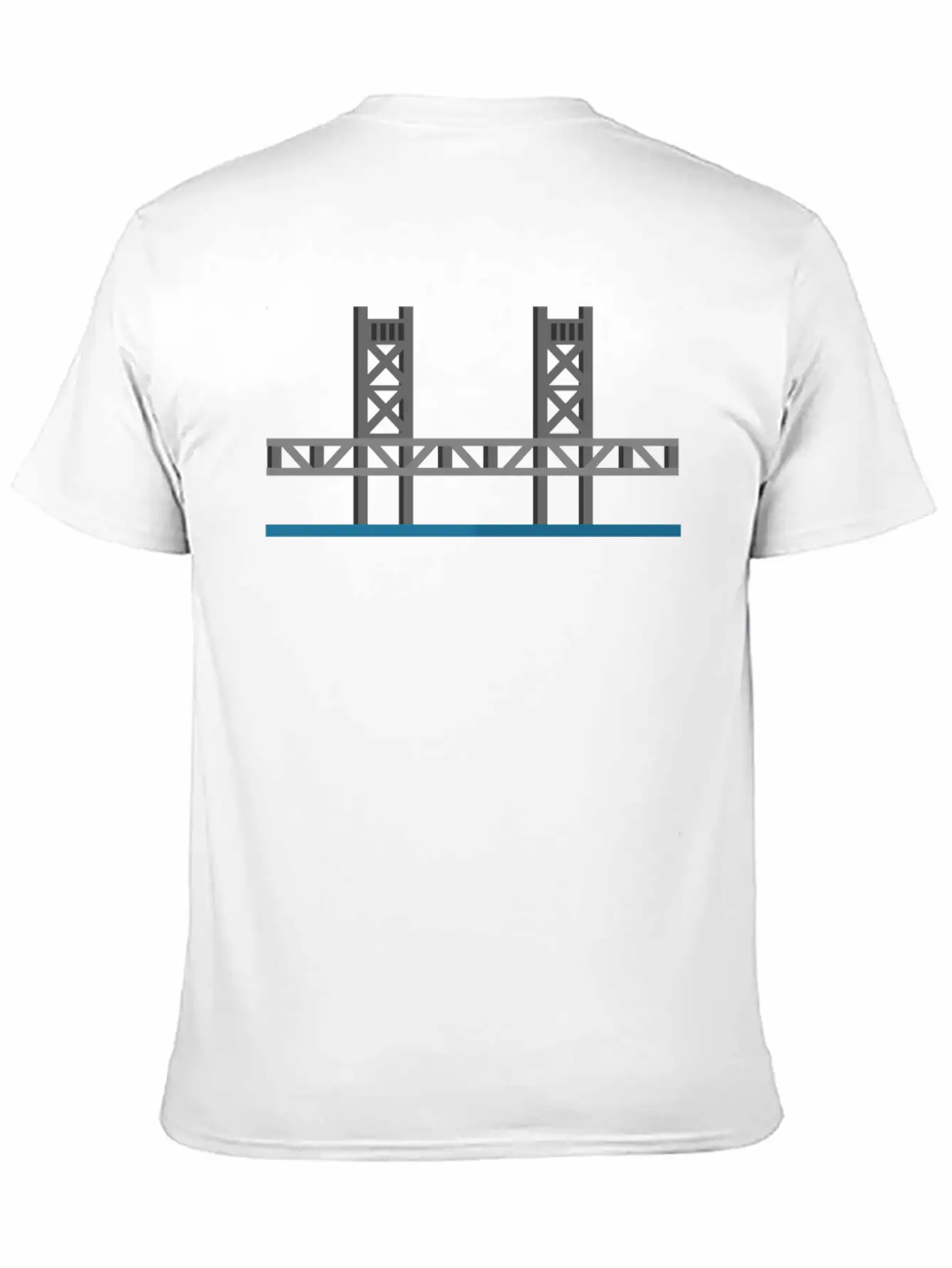 Tower Bridge Sacramento Basic Graphic T-Shirt – Daily Comfort In Soft Cotton