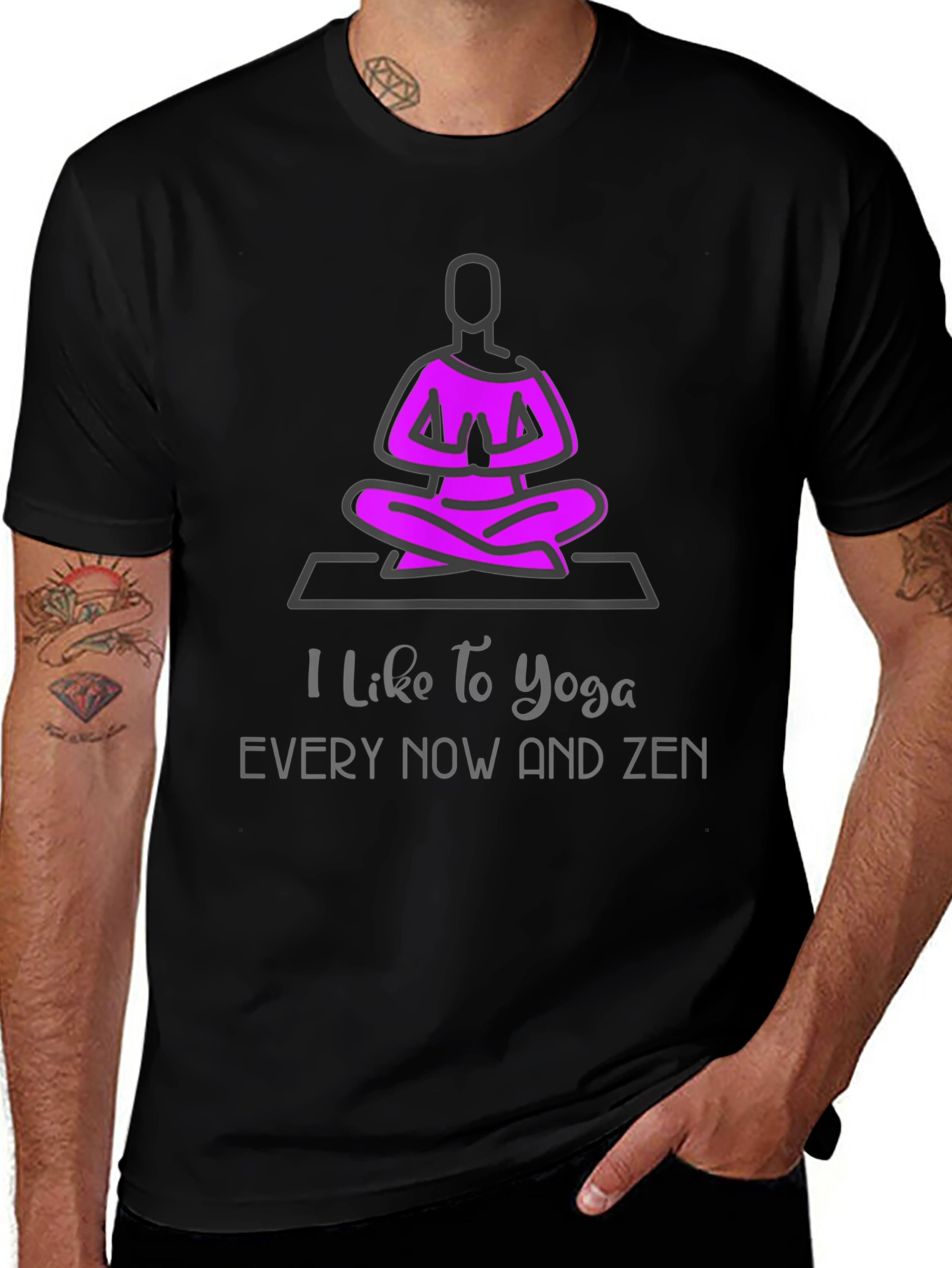 Yoga Zen Graphic Tee - Meditate in Style!