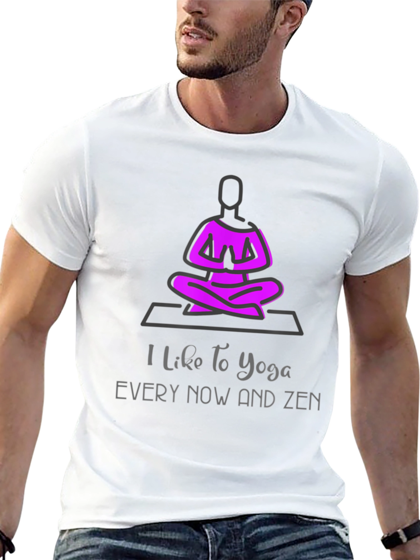 Yoga Zen Graphic Tee - Meditate in Style!