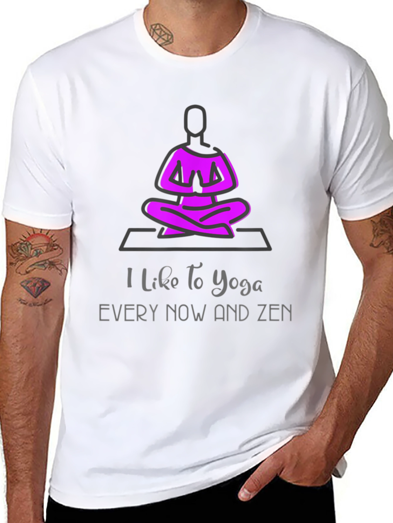 Yoga Zen Graphic Tee - Meditate in Style!