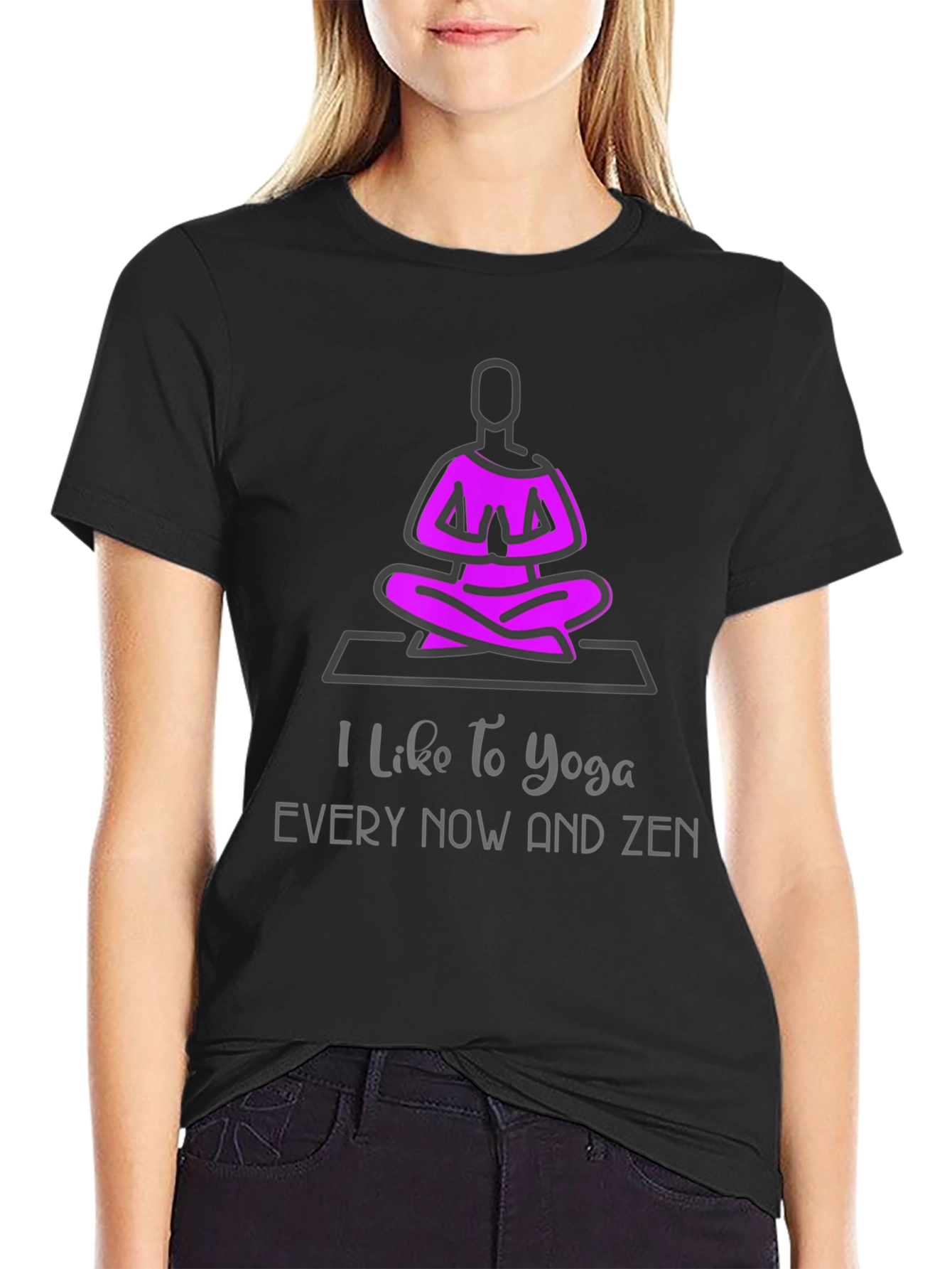 Yoga Zen Graphic Tee - Meditate in Style!