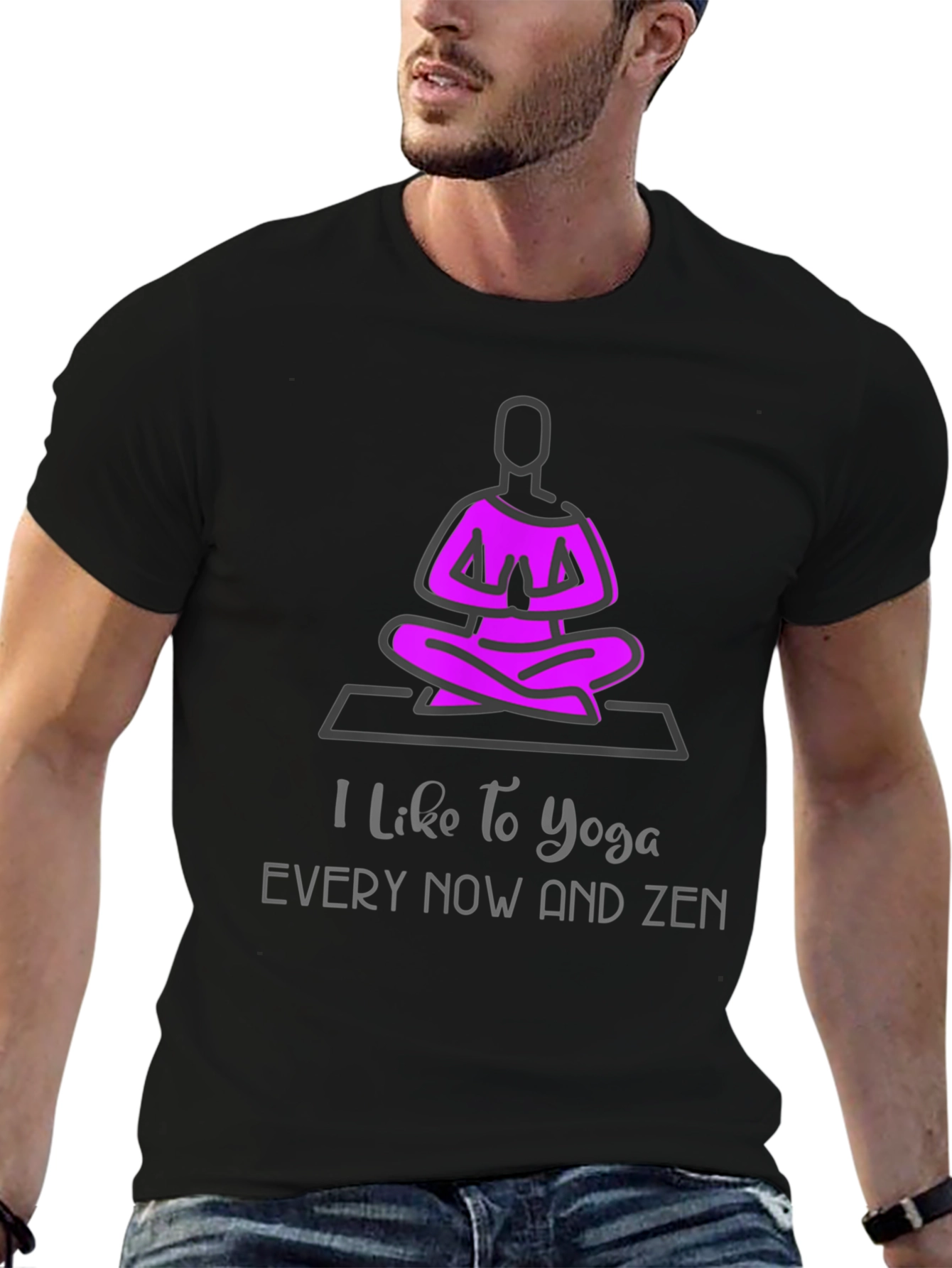 Yoga Zen Graphic Tee - Meditate in Style!