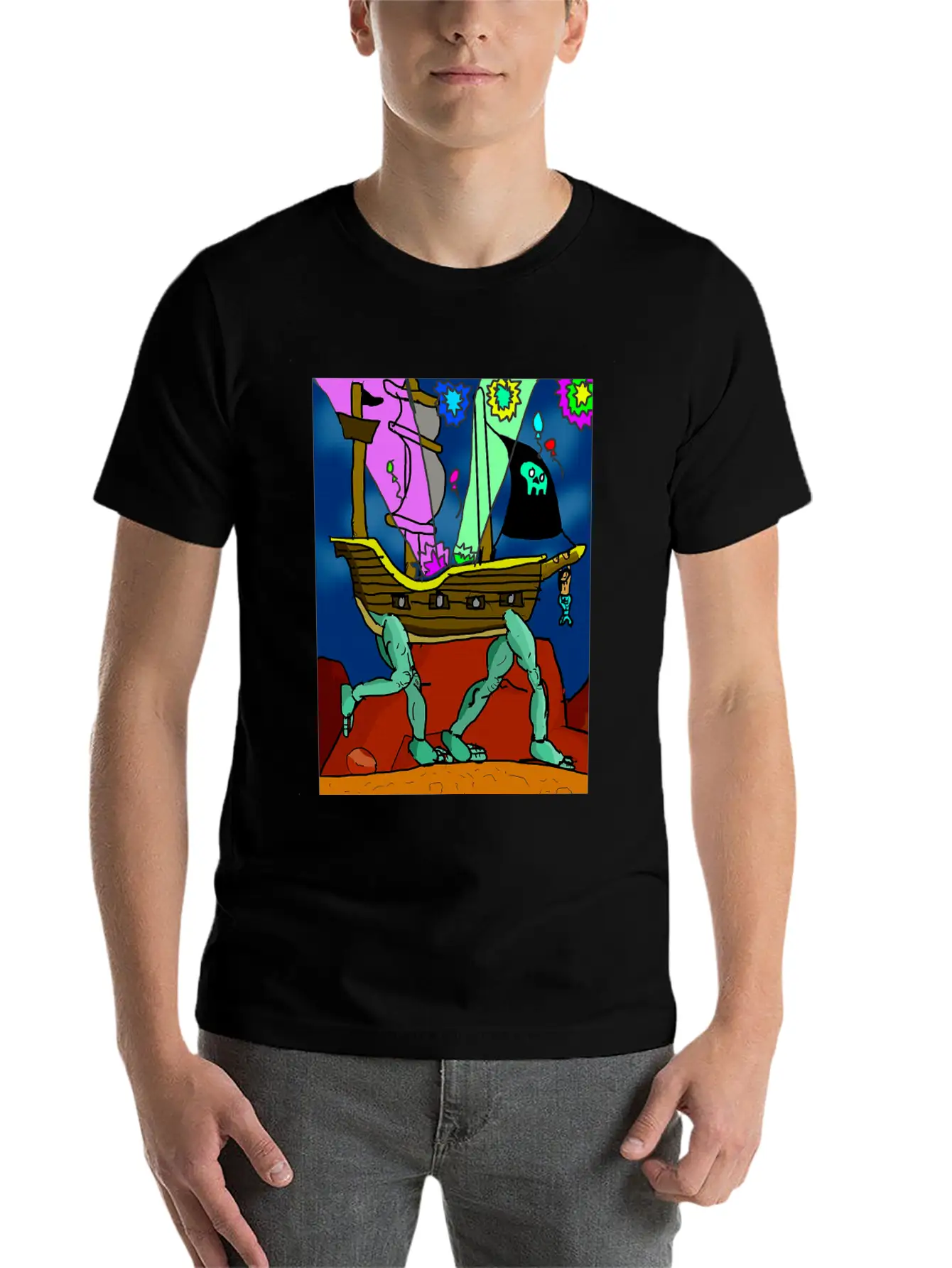 TPPOA Original Classic T Shirt Unisex Short Sleeve Soft Cotton T-Shirt – Casual Everyday Wear