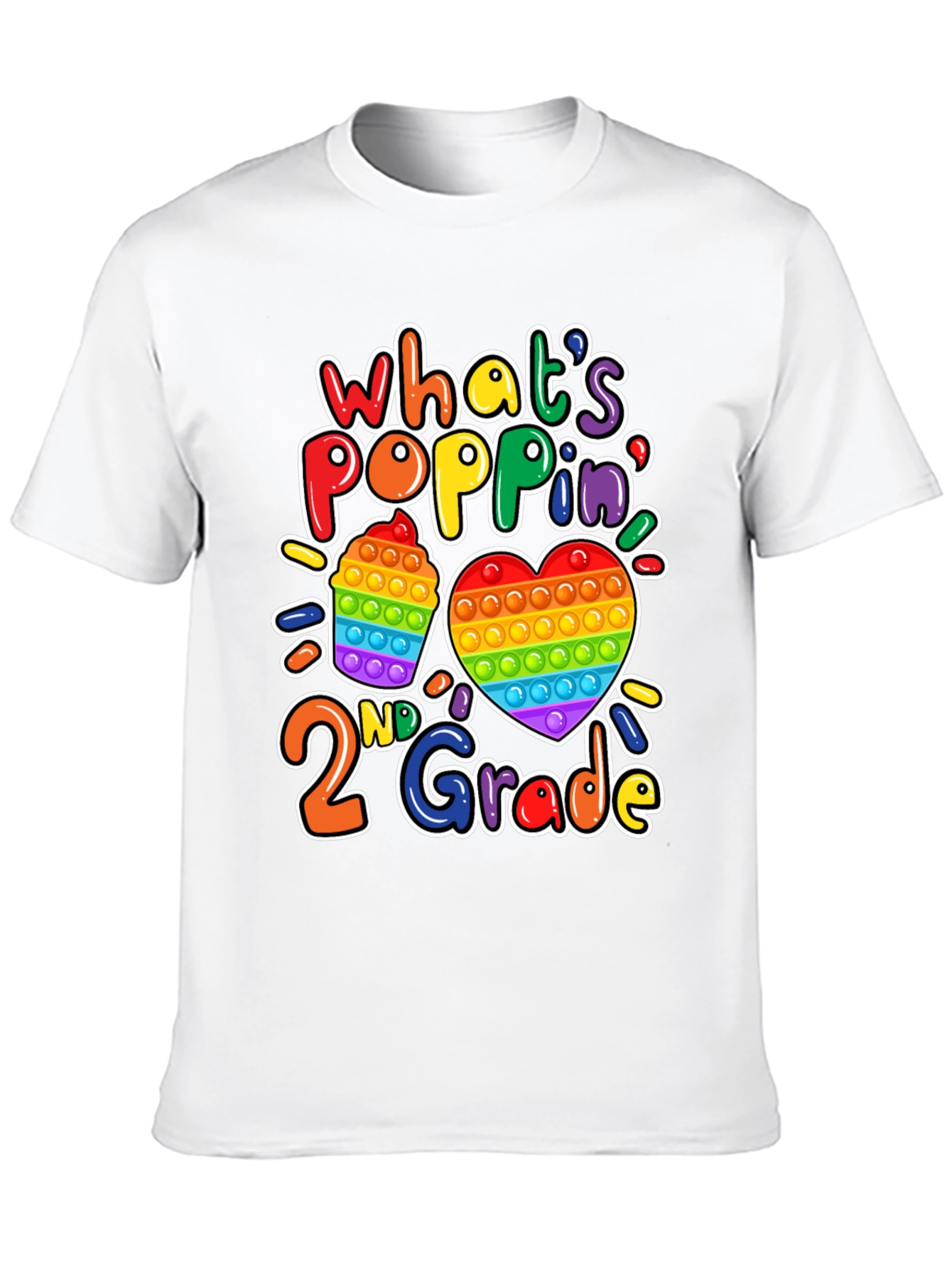 Whats Poppin 2nd Grade T-Shirt