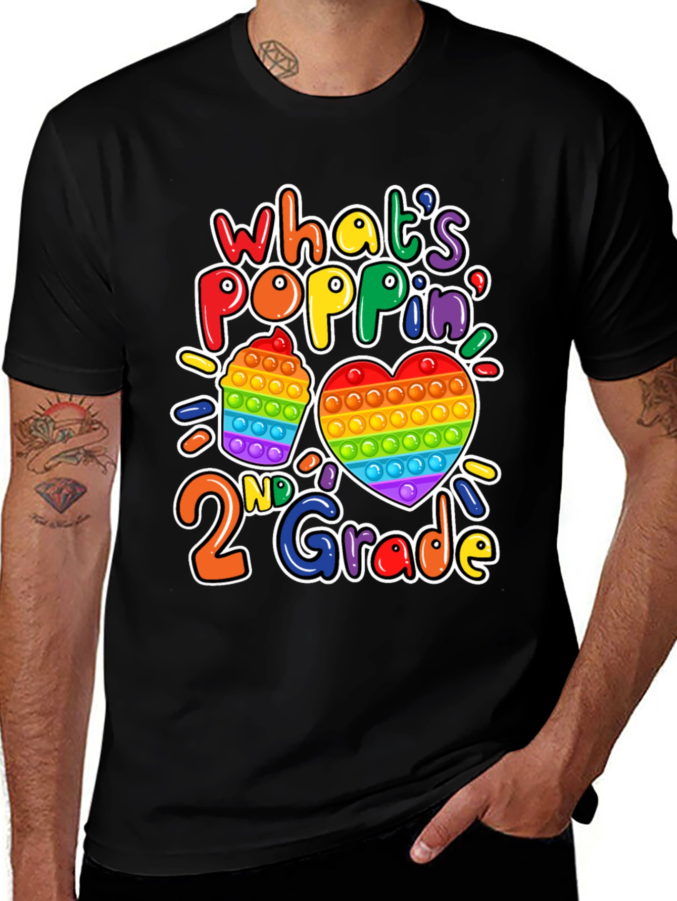 Whats Poppin 2nd Grade T-Shirt