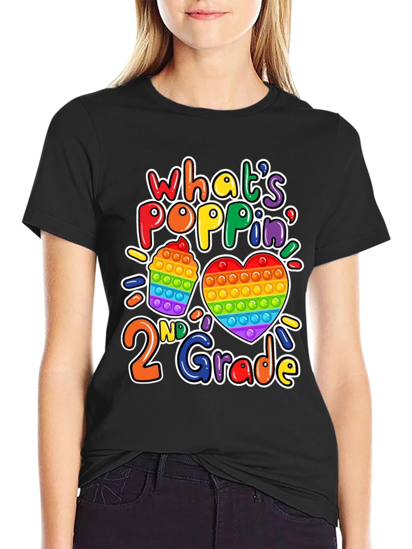 Whats Poppin 2nd Grade T-Shirt