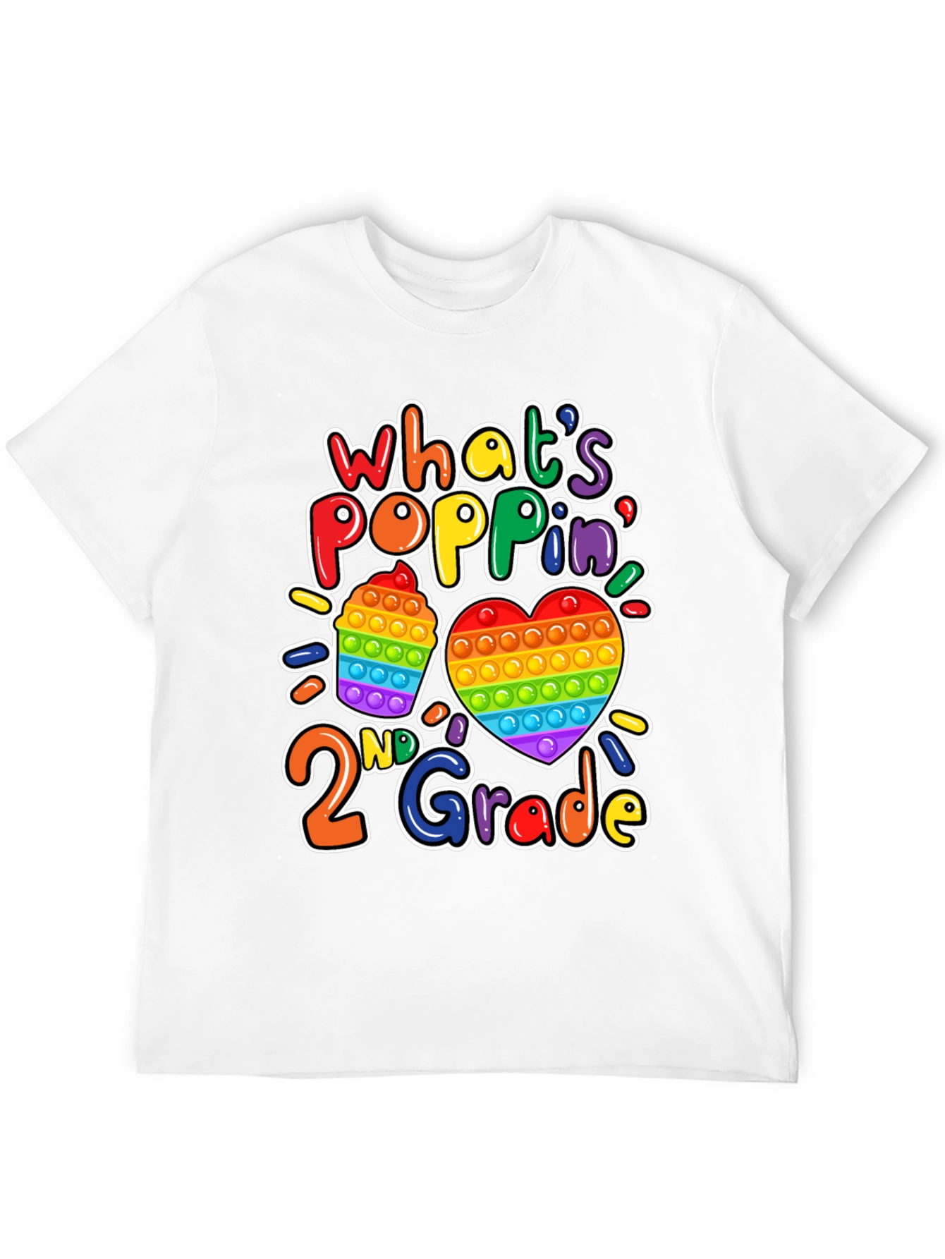 Whats Poppin 2nd Grade T-Shirt