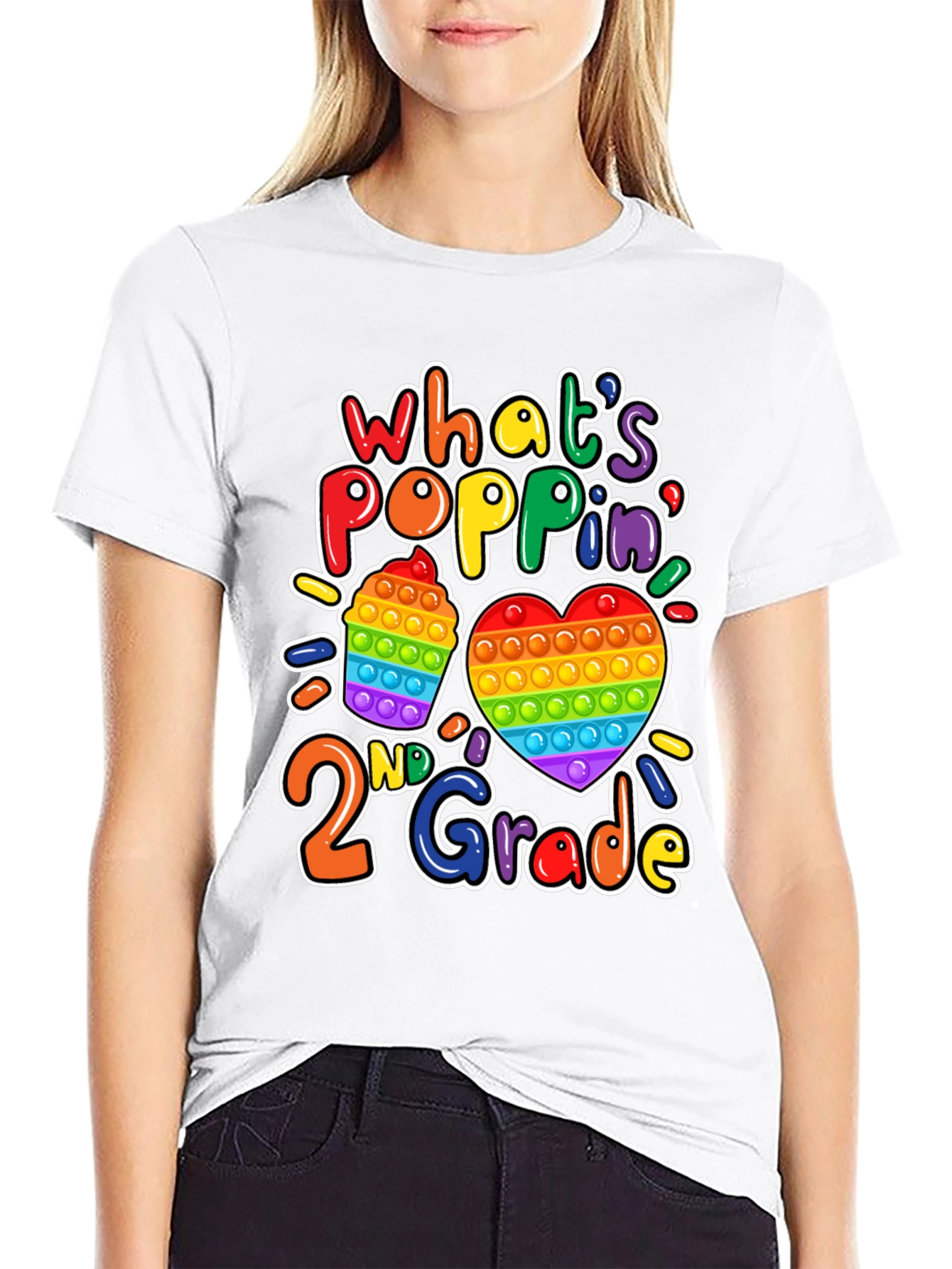 Whats Poppin 2nd Grade T-Shirt