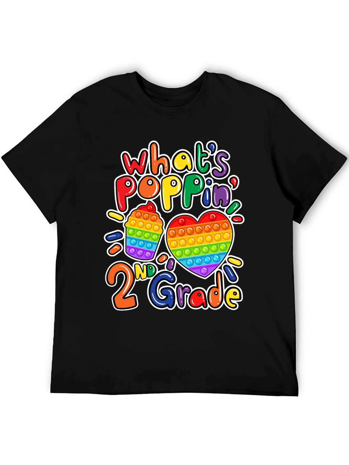 Whats Poppin 2nd Grade T-Shirt