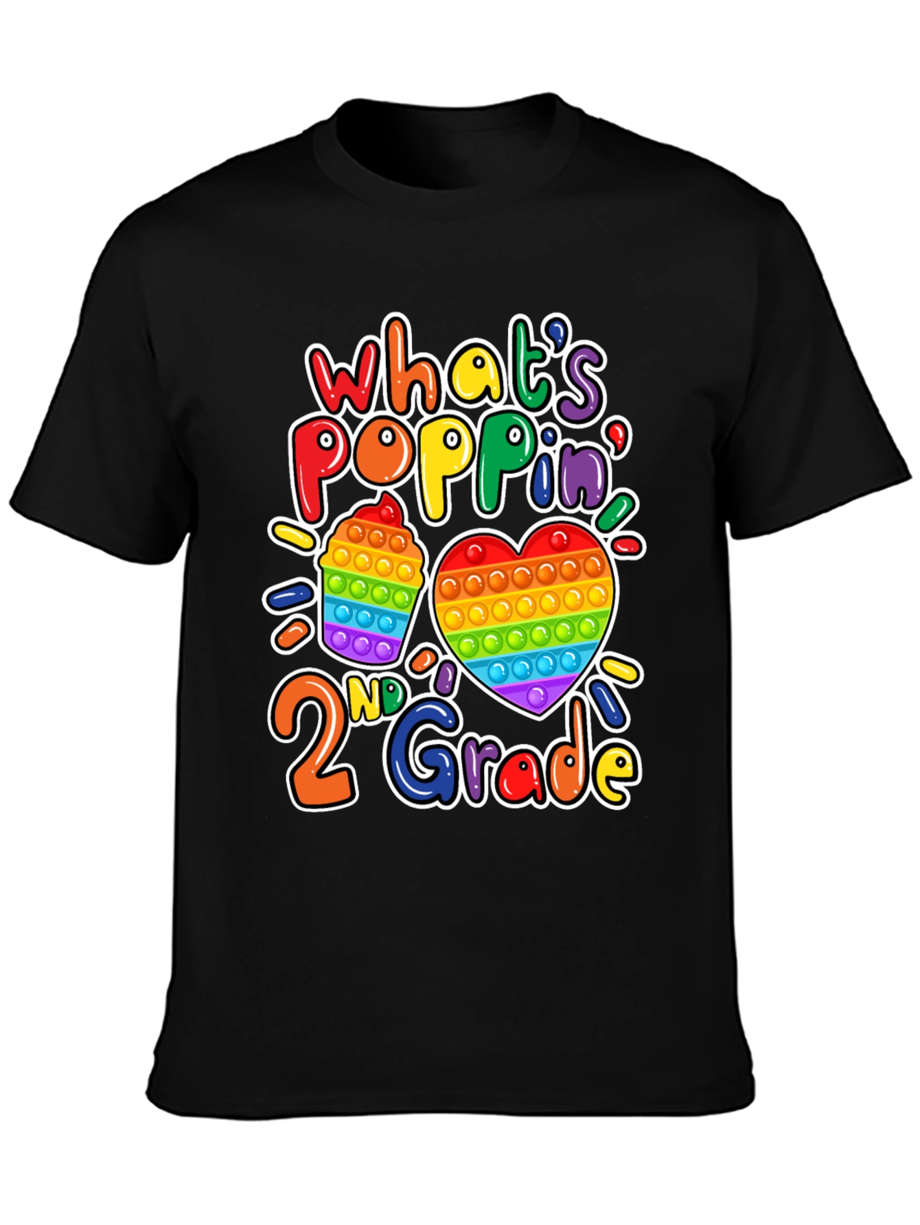 Whats Poppin 2nd Grade T-Shirt