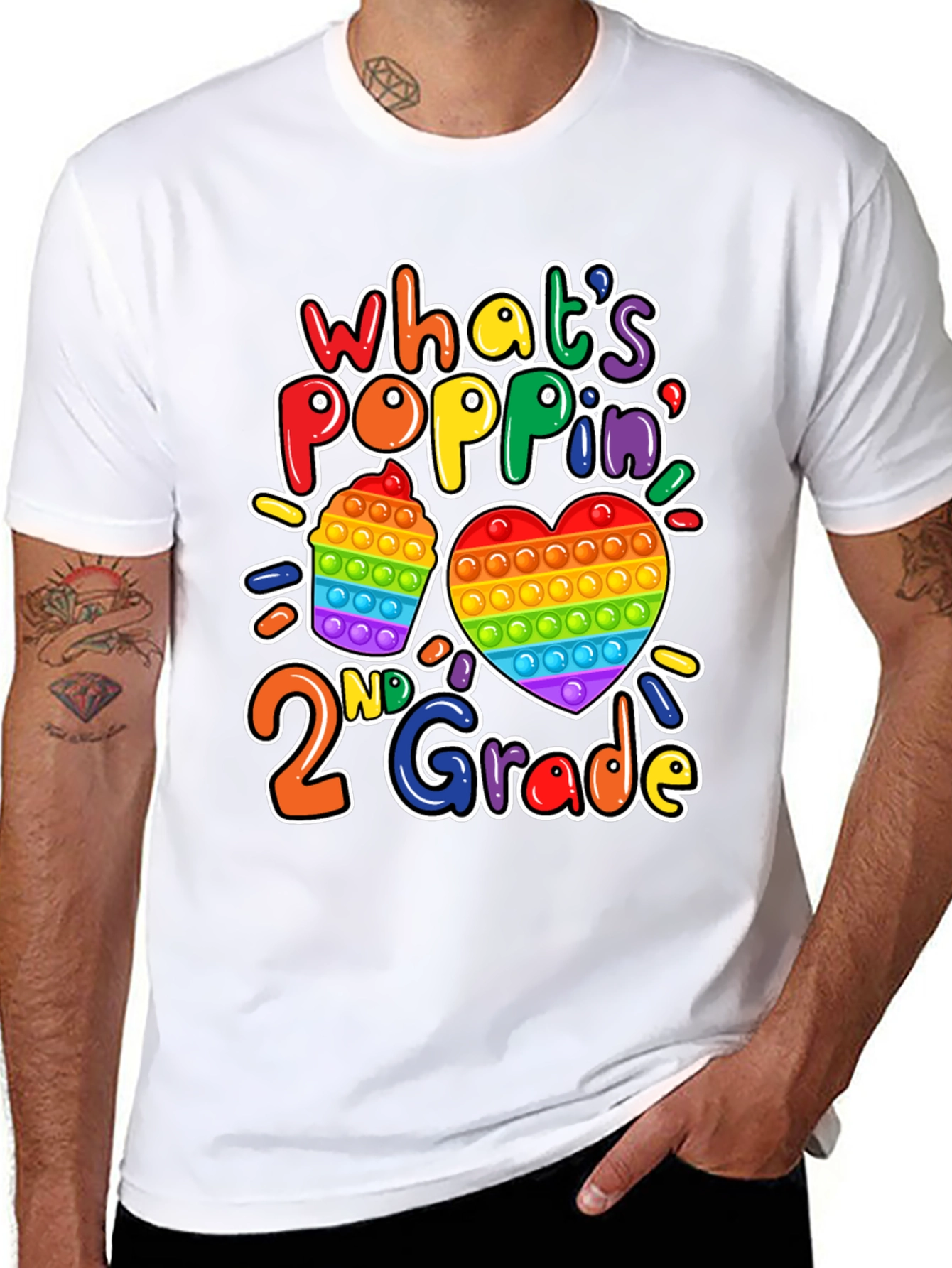 Whats Poppin 2nd Grade T-Shirt