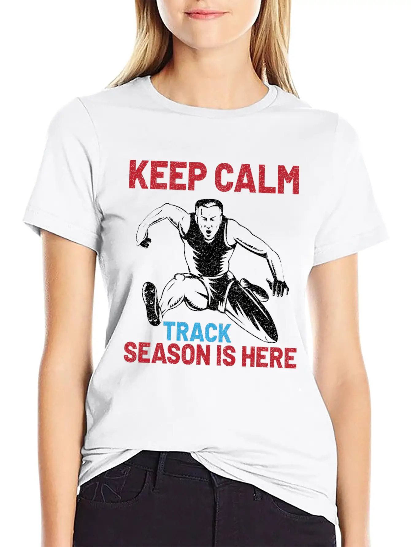 Track And Field Track & Field Runner Running Gift Basic Graphic T-Shirt – Daily Comfort In Soft Cotton