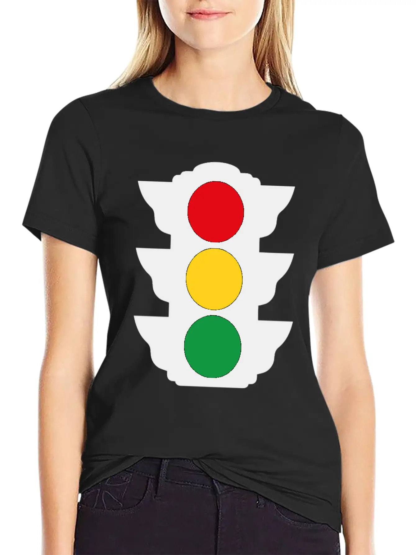 Traffic Lights Funny Tshirt Essential Unisex Summer Tee – Soft Cotton Casual Fit
