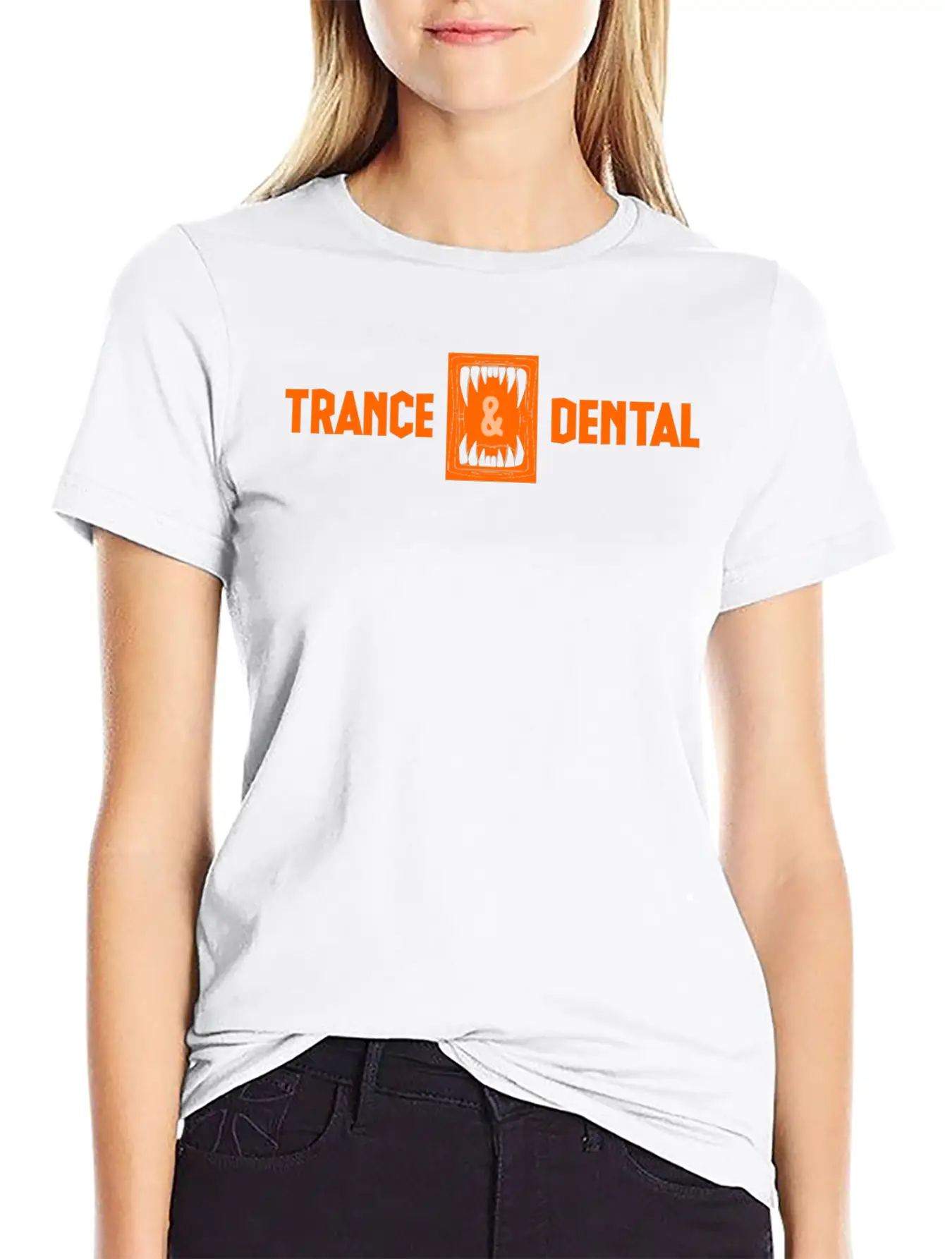TRANCE DENTAL Unisex Short Sleeve Soft Cotton T-Shirt – Casual Everyday Wear
