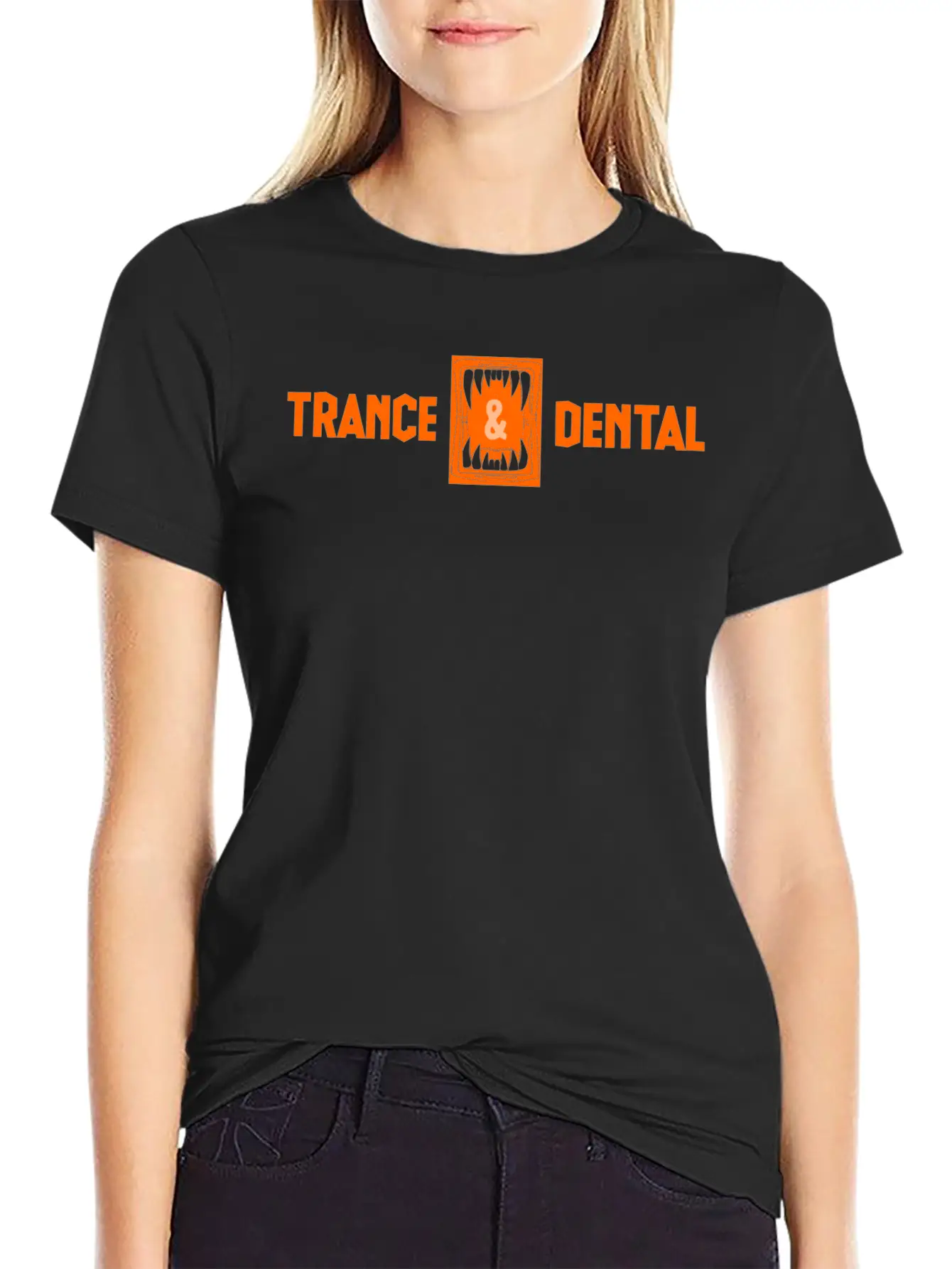 TRANCE DENTAL Unisex Short Sleeve Soft Cotton T-Shirt – Casual Everyday Wear