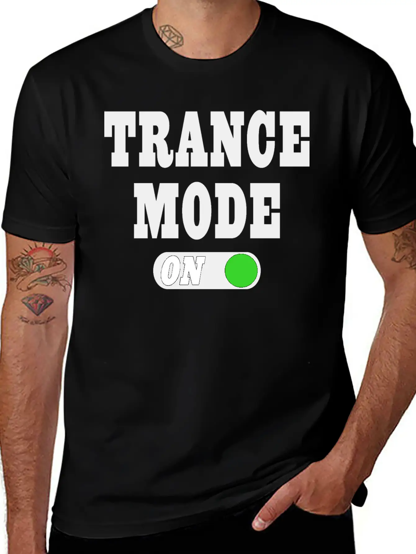 Trance Mode On! Stylish Everyday T-Shirt – Unisex Basic Cotton Tee