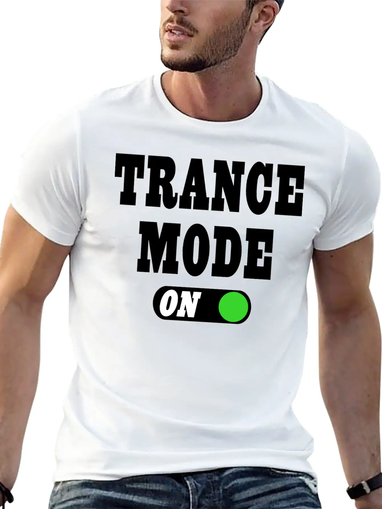 Trance Mode On! Stylish Everyday T-Shirt – Unisex Basic Cotton Tee