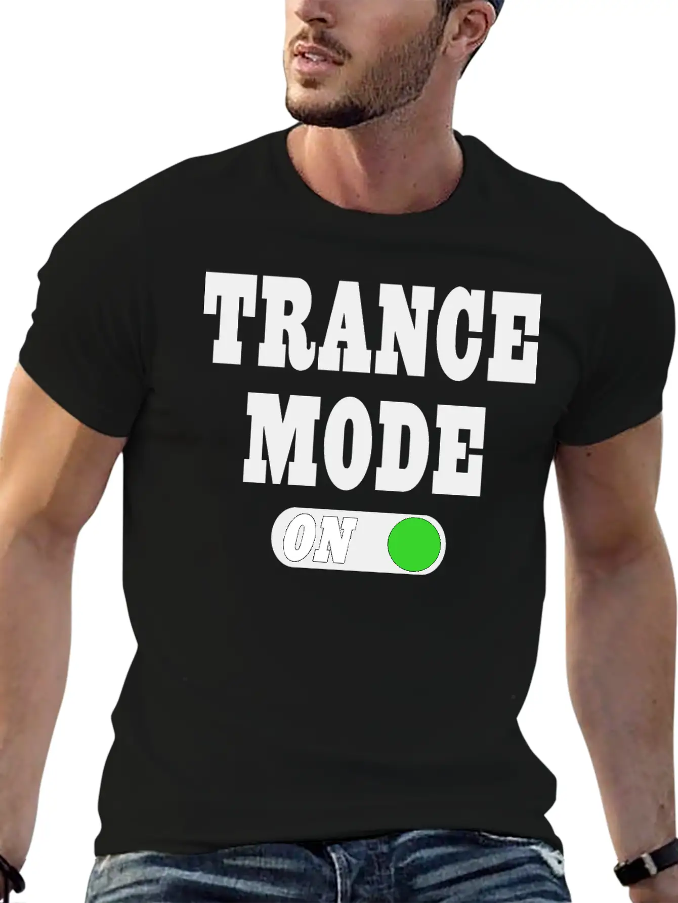 Trance Mode On! Stylish Everyday T-Shirt – Unisex Basic Cotton Tee