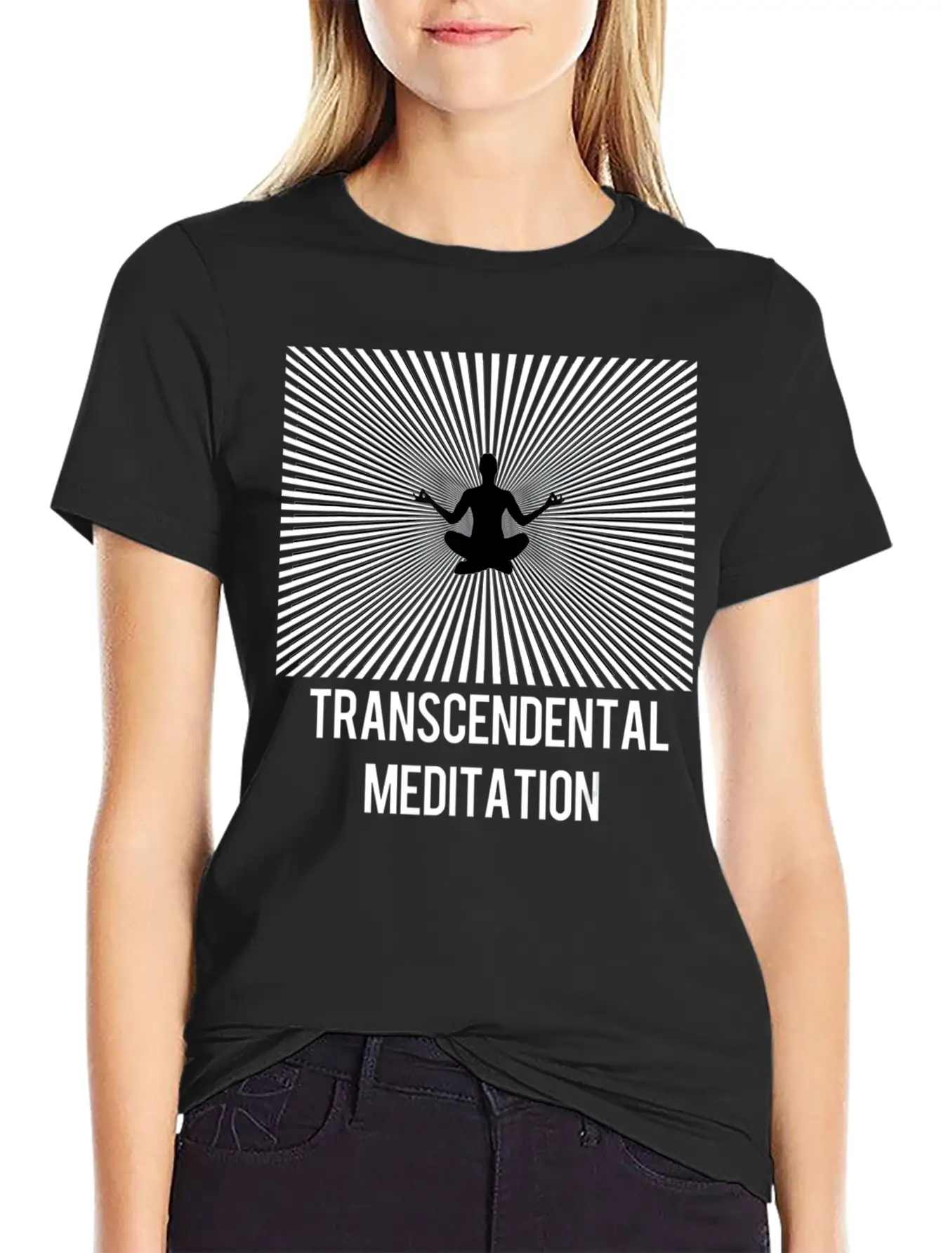 Transcendental Meditation TM Yoga Mantra Energy Unisex Short Sleeve Soft Cotton T-Shirt – Casual Everyday Wear