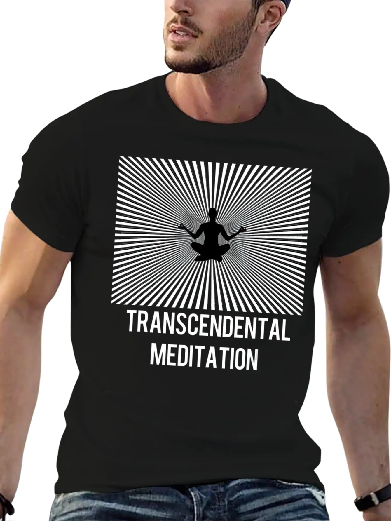 Transcendental Meditation TM Yoga Mantra Energy Unisex Short Sleeve Soft Cotton T-Shirt – Casual Everyday Wear