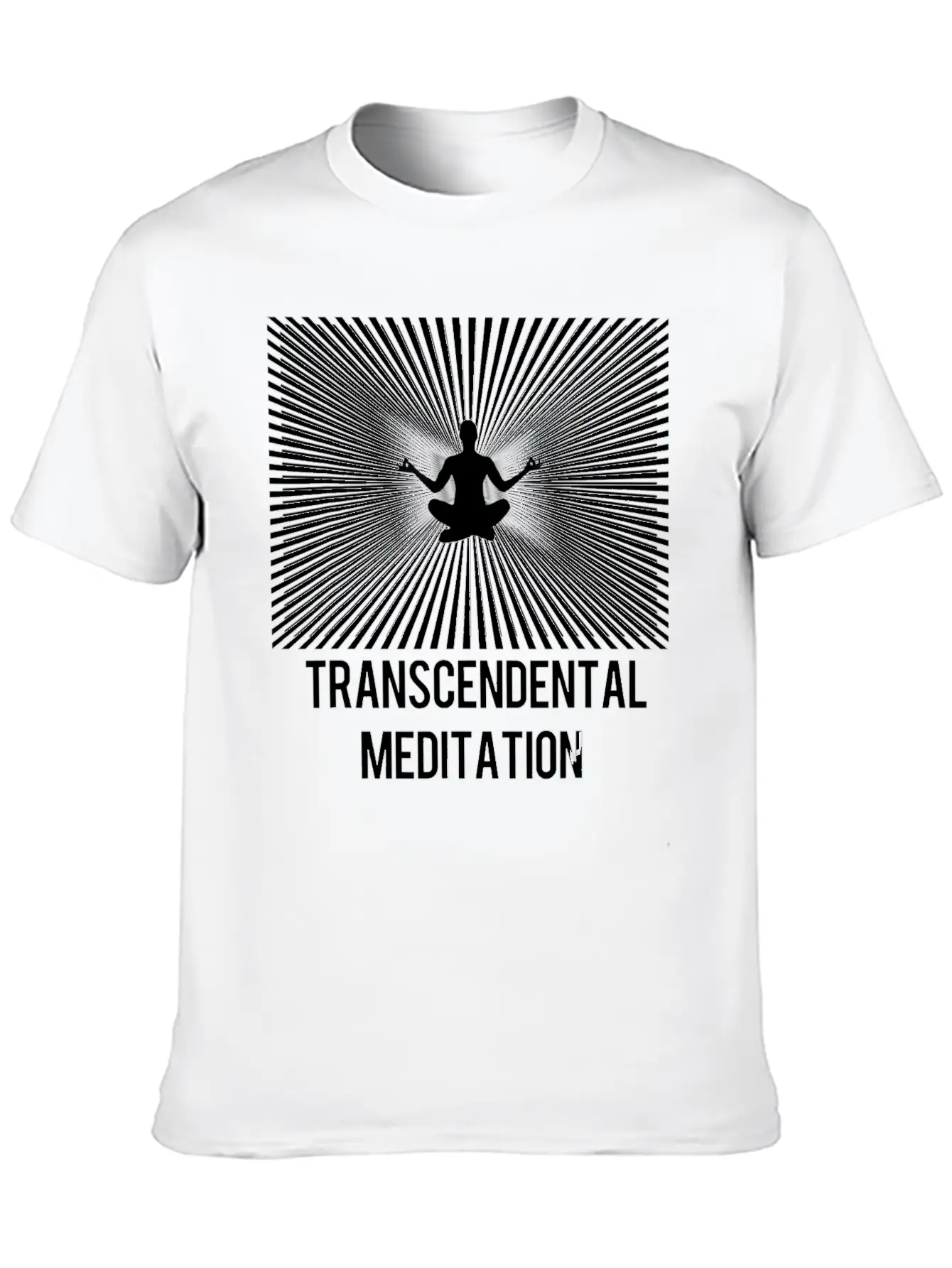 Transcendental Meditation TM Yoga Mantra Energy Unisex Short Sleeve Soft Cotton T-Shirt – Casual Everyday Wear