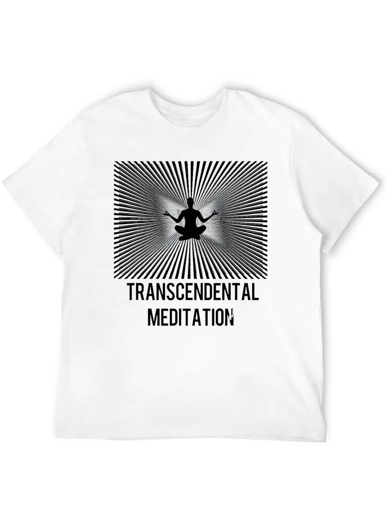 Transcendental Meditation TM Yoga Mantra Energy Unisex Short Sleeve Soft Cotton T-Shirt – Casual Everyday Wear