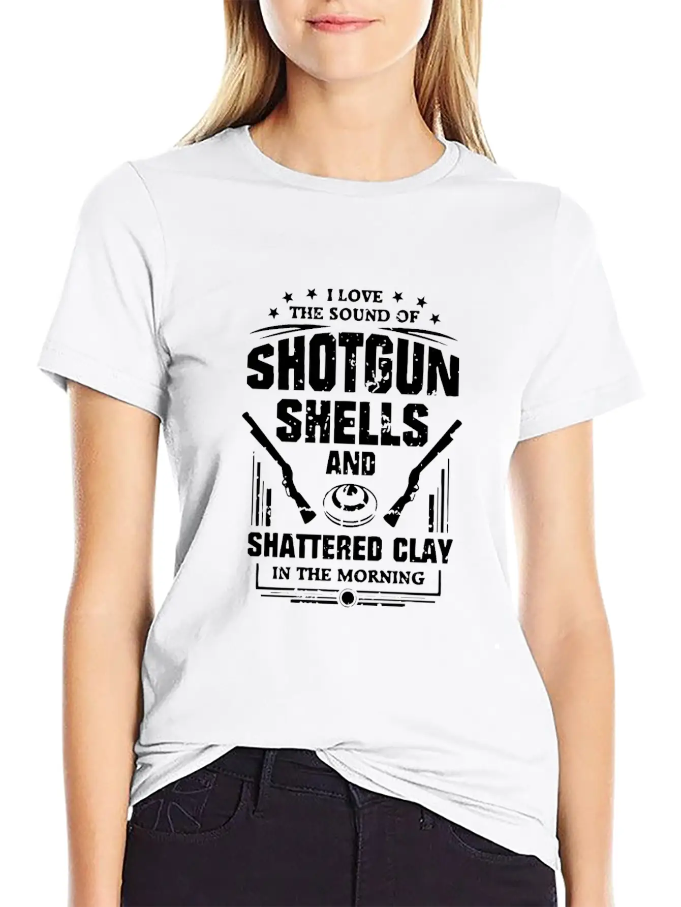 Trap Shooting, Clay Stylish Everyday T-Shirt – Unisex Basic Cotton Tee