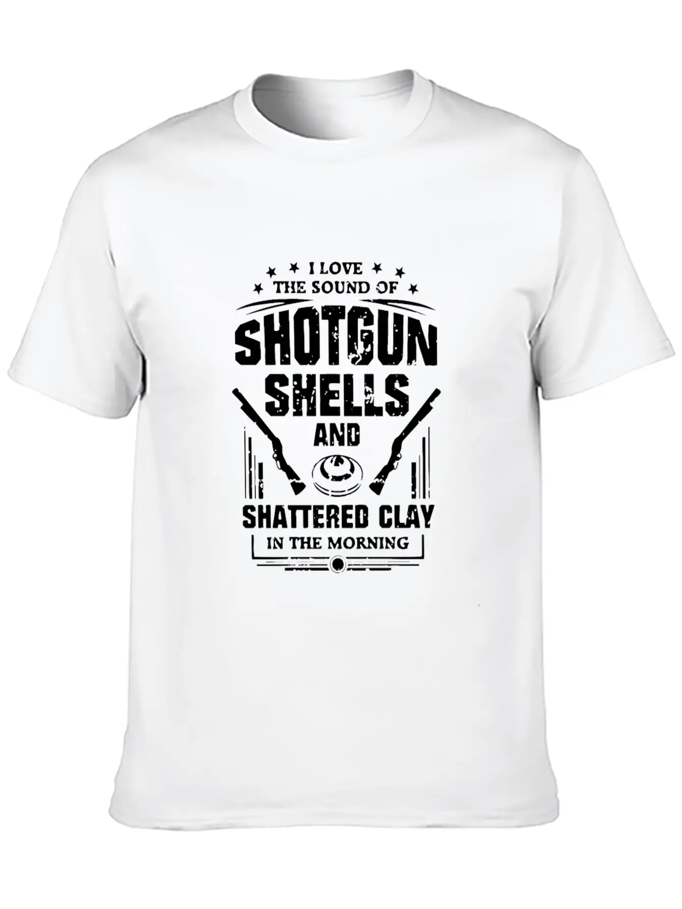 Trap Shooting, Clay Stylish Everyday T-Shirt – Unisex Basic Cotton Tee