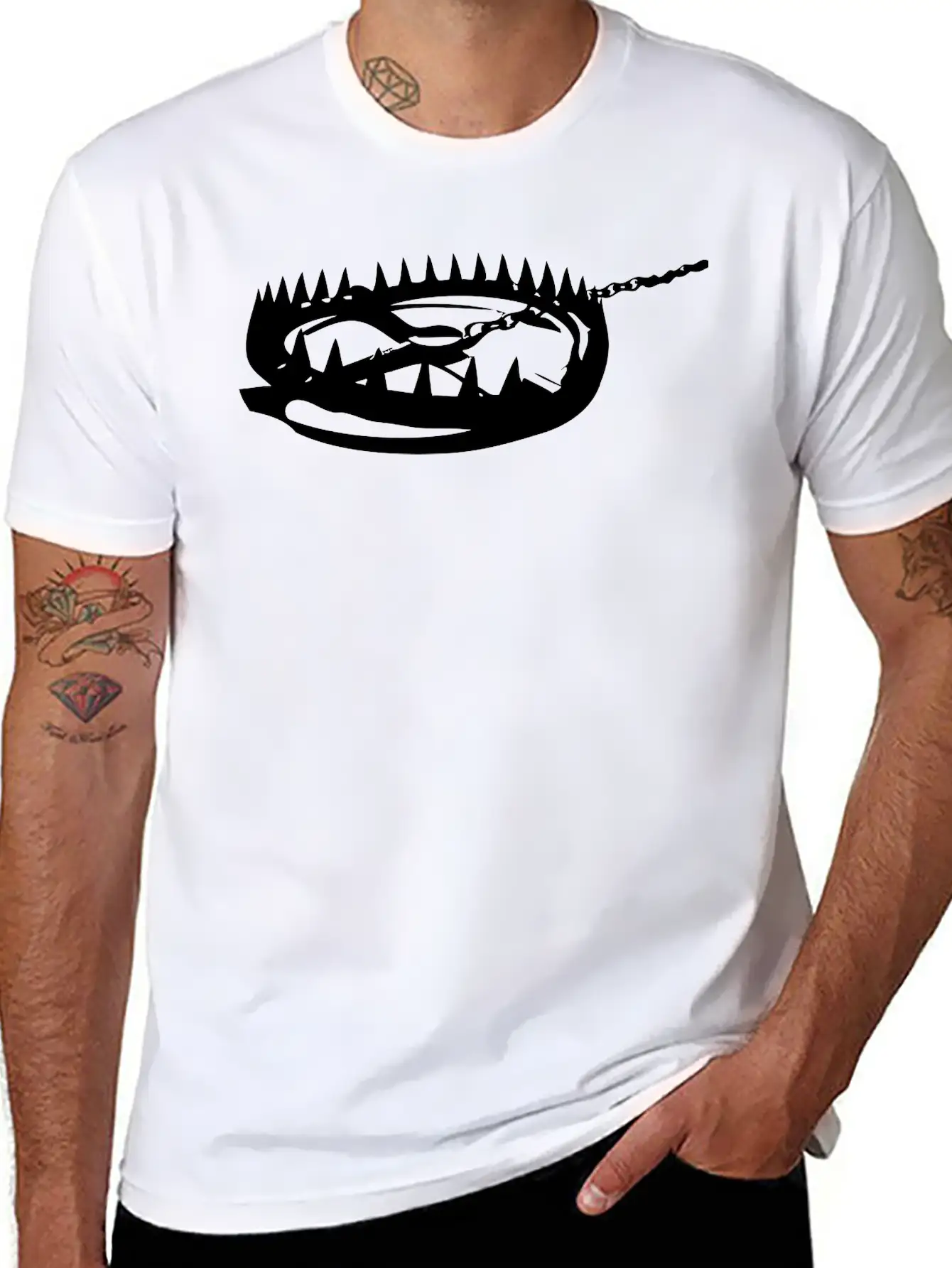 Trap Unisex Short Sleeve Soft Cotton T-Shirt – Casual Everyday Wear