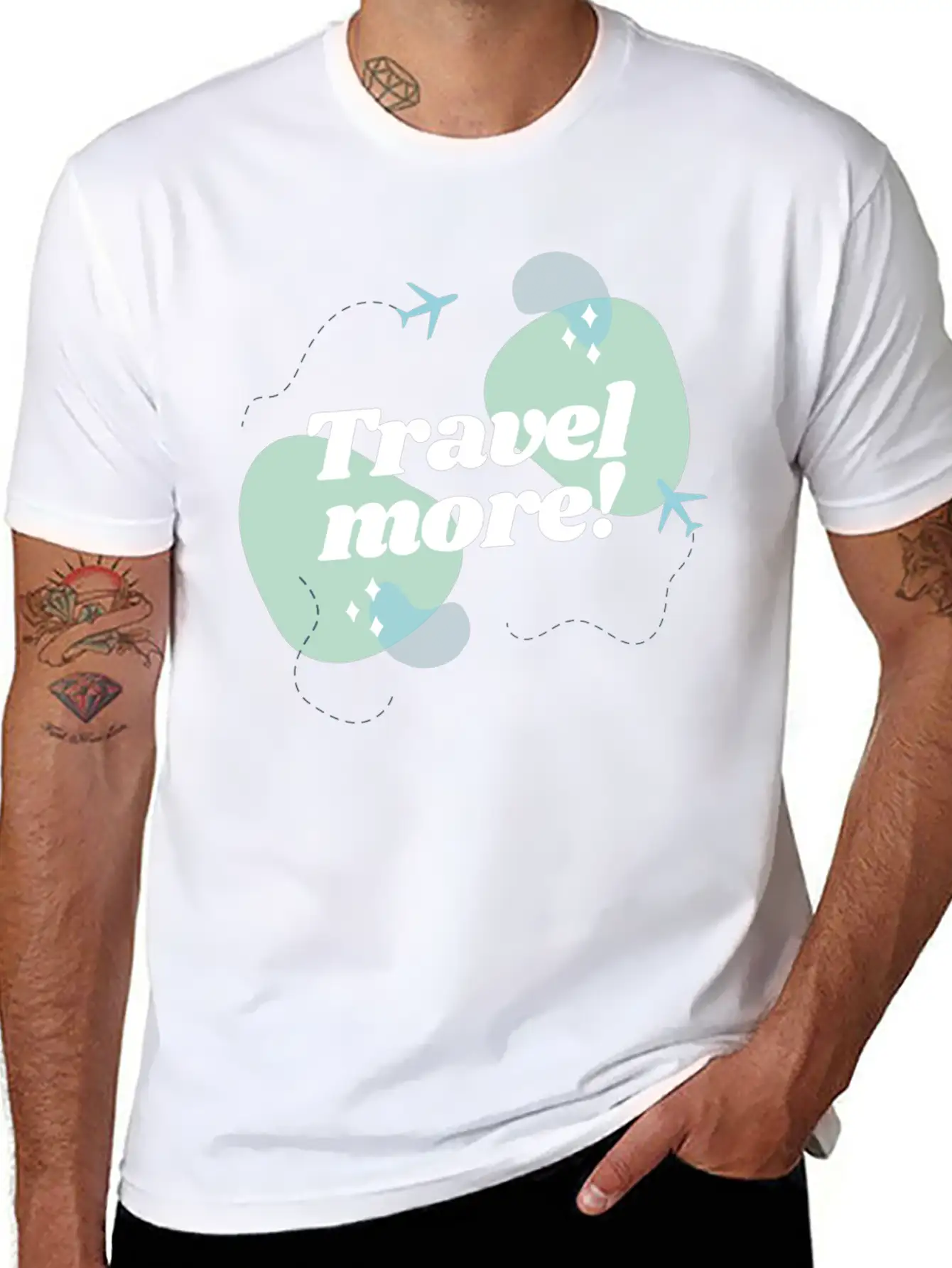 Travel Now Unisex Short Sleeve Soft Cotton T-Shirt – Casual Everyday Wear