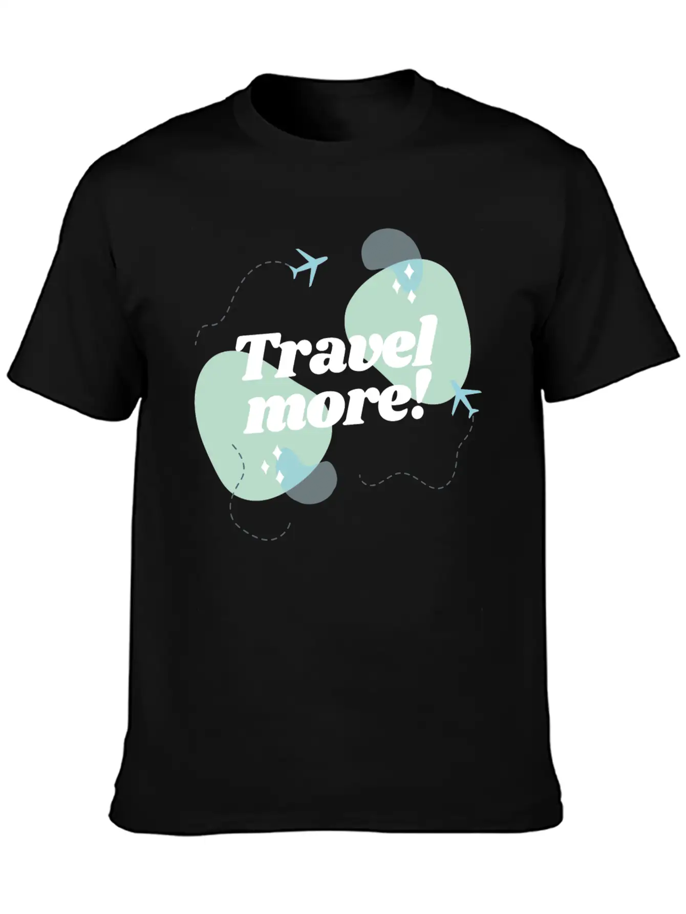 Travel Now Unisex Short Sleeve Soft Cotton T-Shirt – Casual Everyday Wear