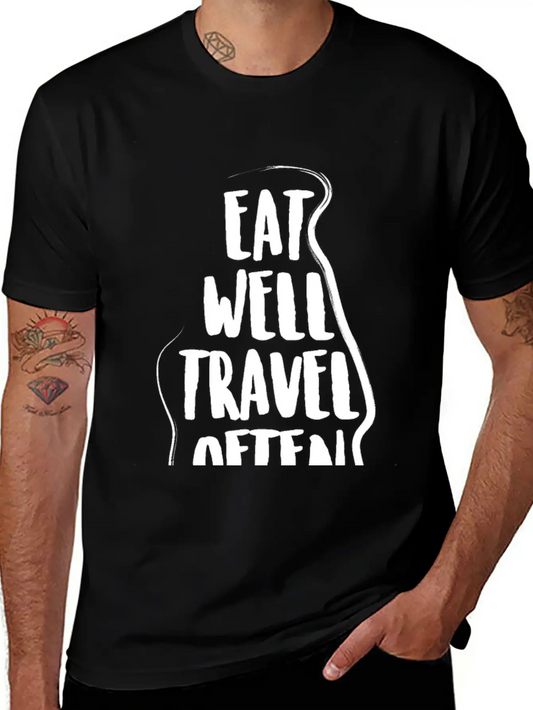 Travel Often Unisex Short Sleeve Soft Cotton T-Shirt – Casual Everyday Wear