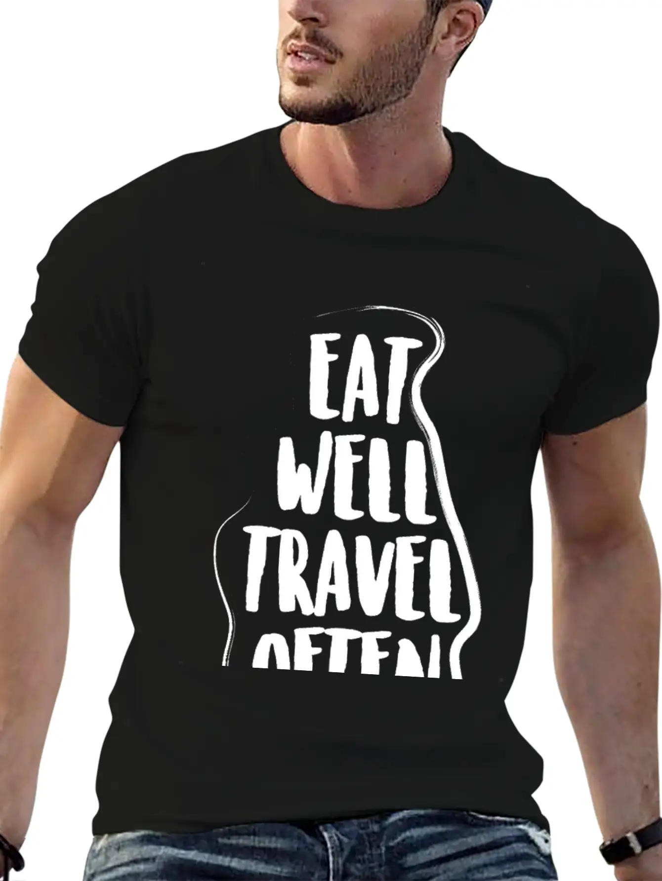 Travel Often Unisex Short Sleeve Soft Cotton T-Shirt – Casual Everyday Wear