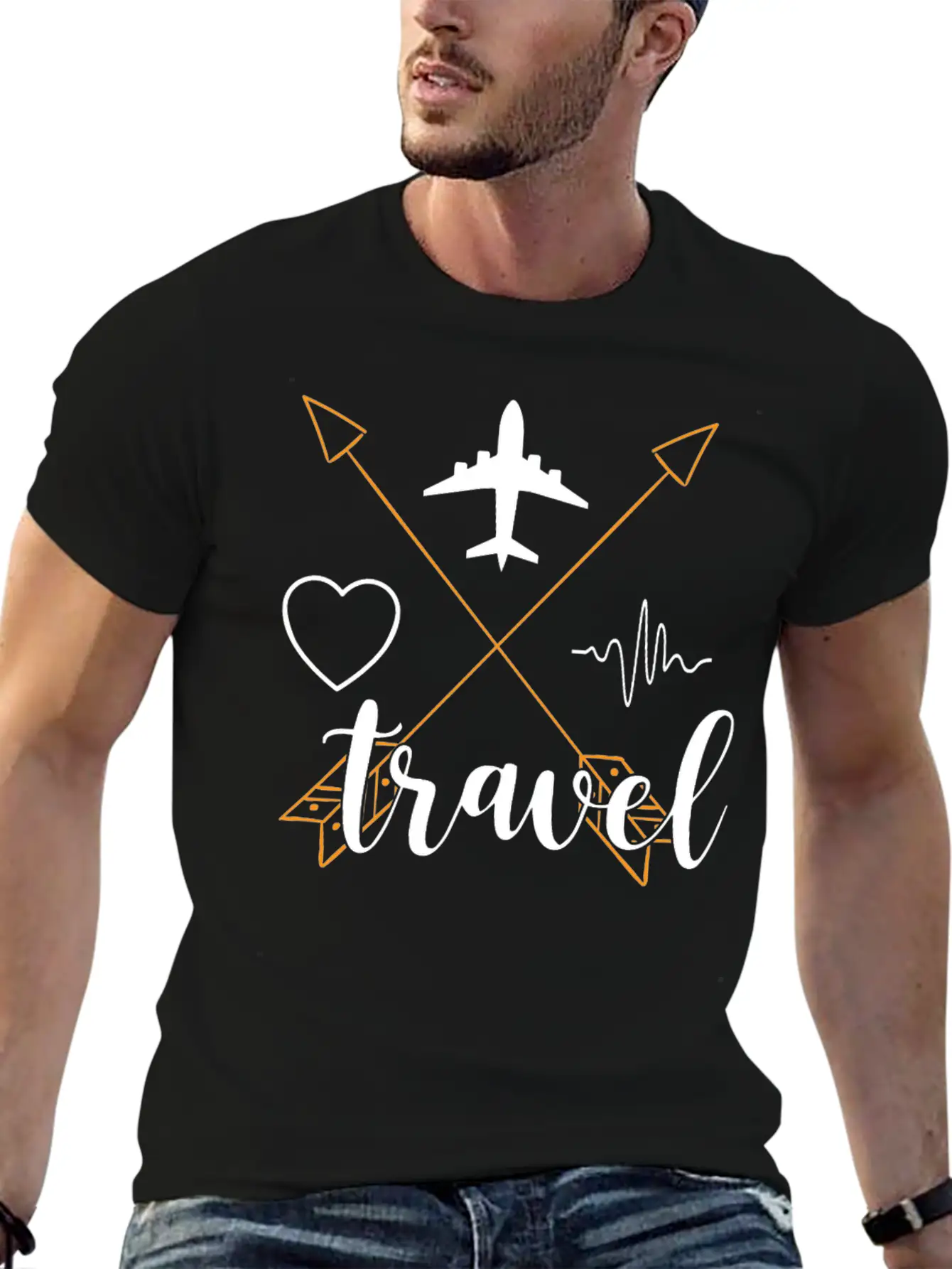 Travel T Shirt, For Travel Gift T-Shirt Basic Graphic T-Shirt – Daily Comfort In Soft Cotton