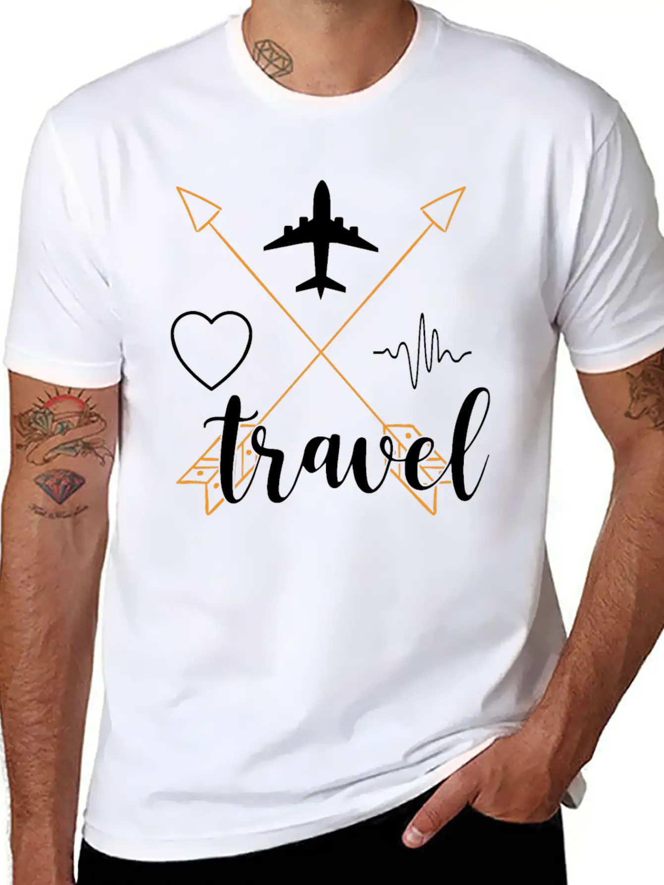 Travel T Shirt, For Travel Gift T-Shirt Basic Graphic T-Shirt – Daily Comfort In Soft Cotton