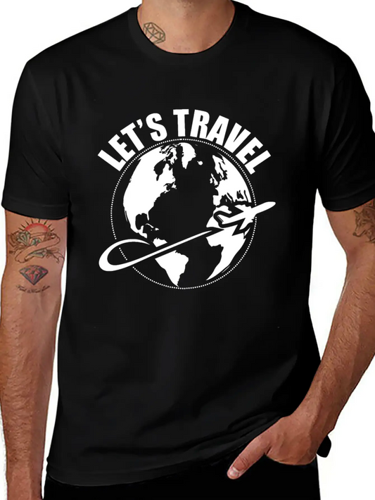 Travel Travelling Traveler Adventure Gift Basic Graphic T-Shirt – Daily Comfort In Soft Cotton