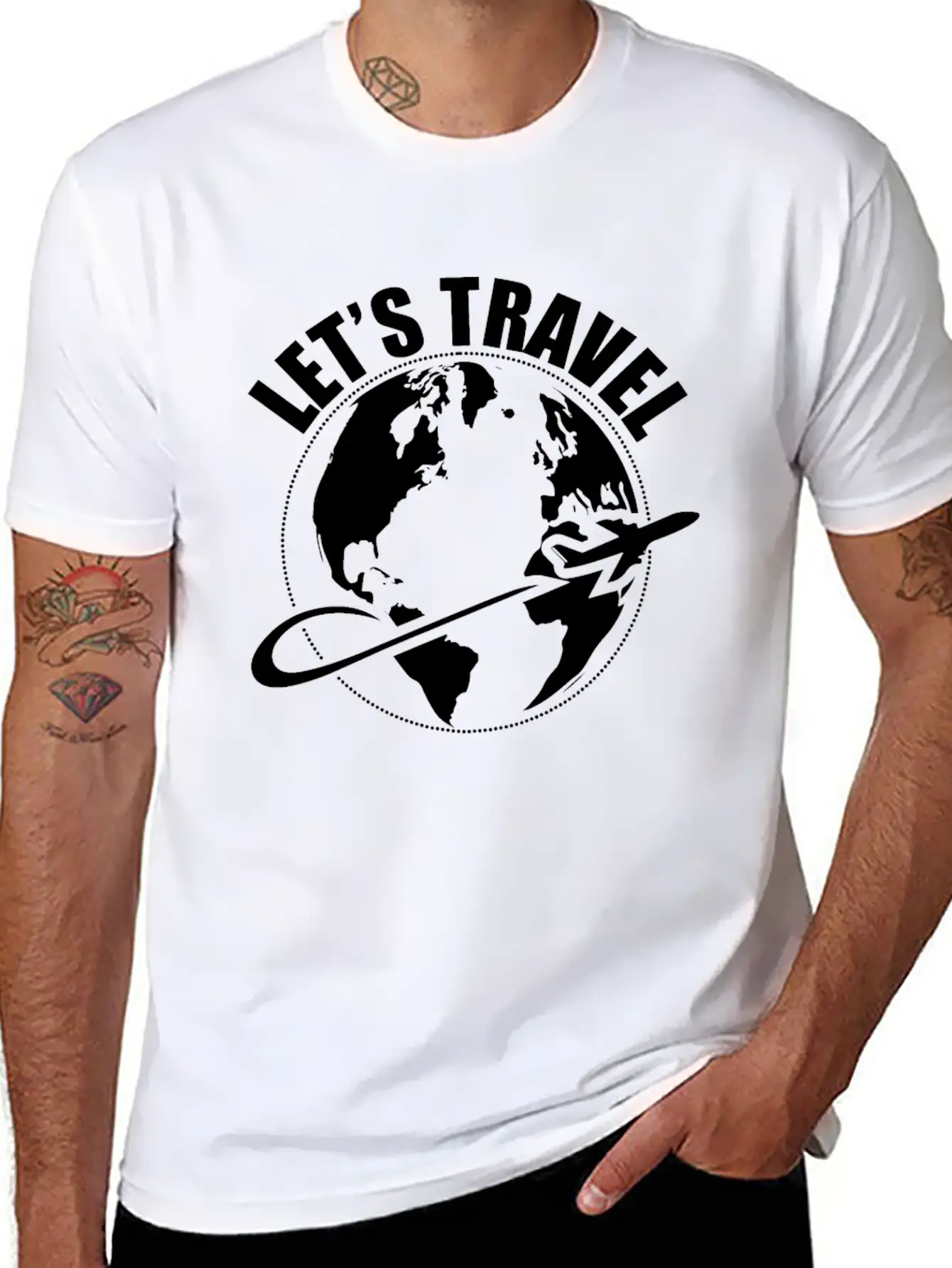 Travel Travelling Traveler Adventure Gift Basic Graphic T-Shirt – Daily Comfort In Soft Cotton